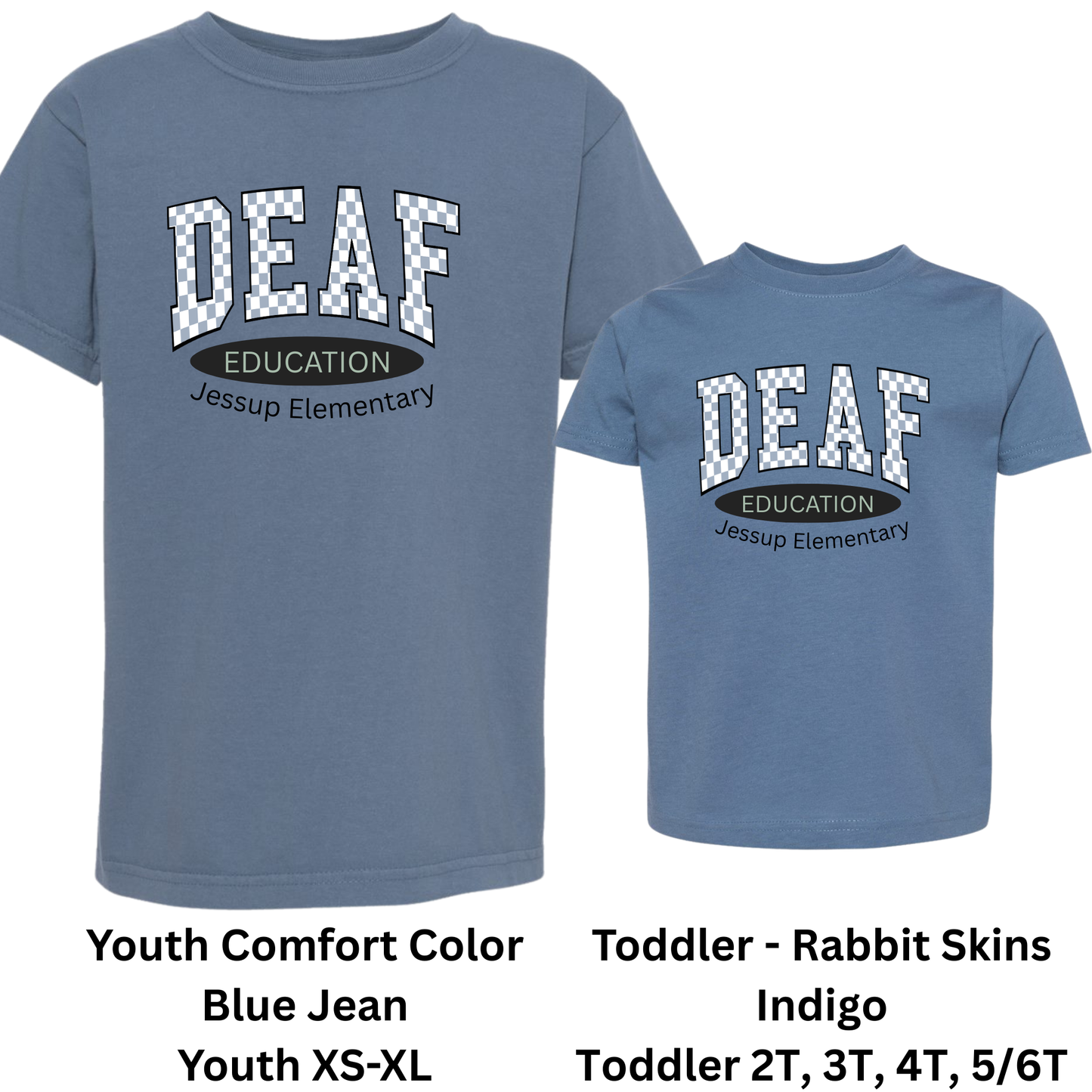 Youth and Toddler Deaf Education Short Sleeve Tshirt