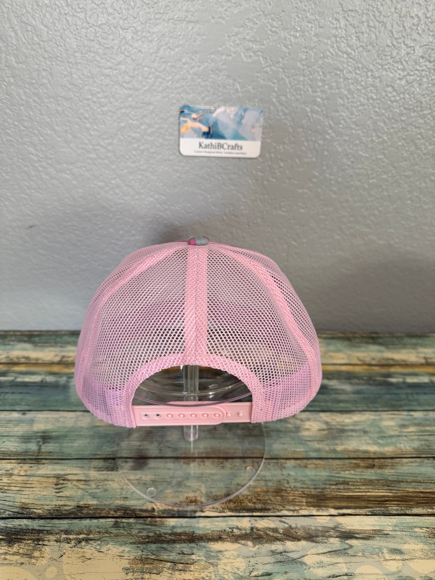 Eagles Pink Camoflauge Baseball Hat - One of a Kind