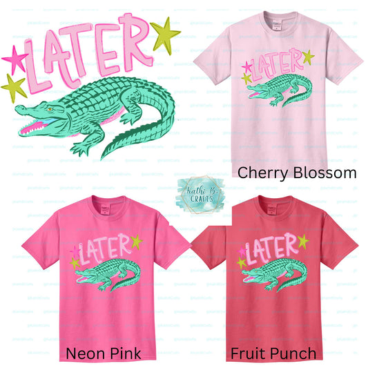 Lator Gator STARS Front Only Short Sleeve Tshirt Adult