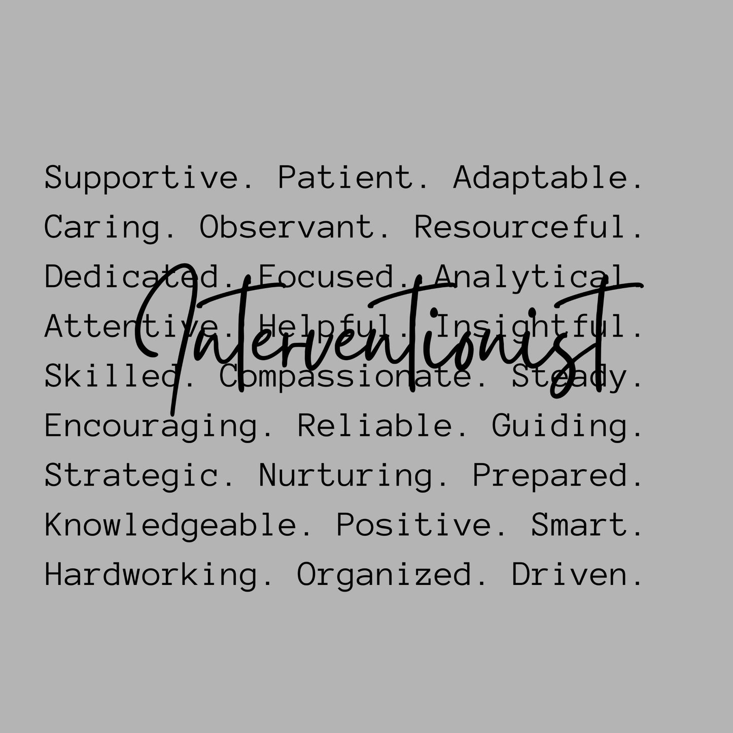 Interventionist Black Descriptive Words