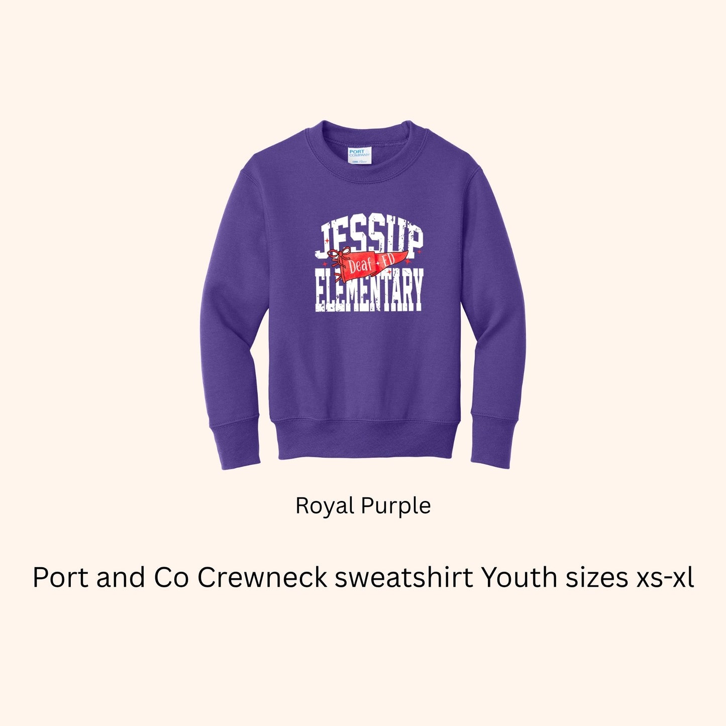 Jessup Elem. Deaf Ed 26-27 Youth Sweatshirts
