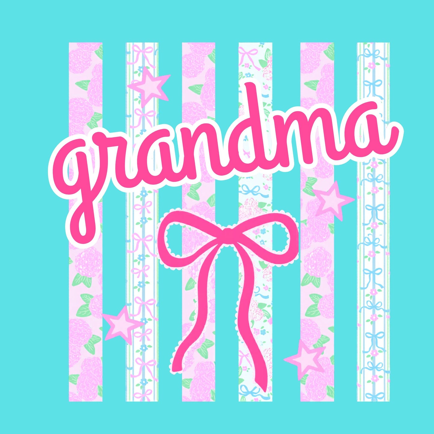 Grandma Stripes and Bow