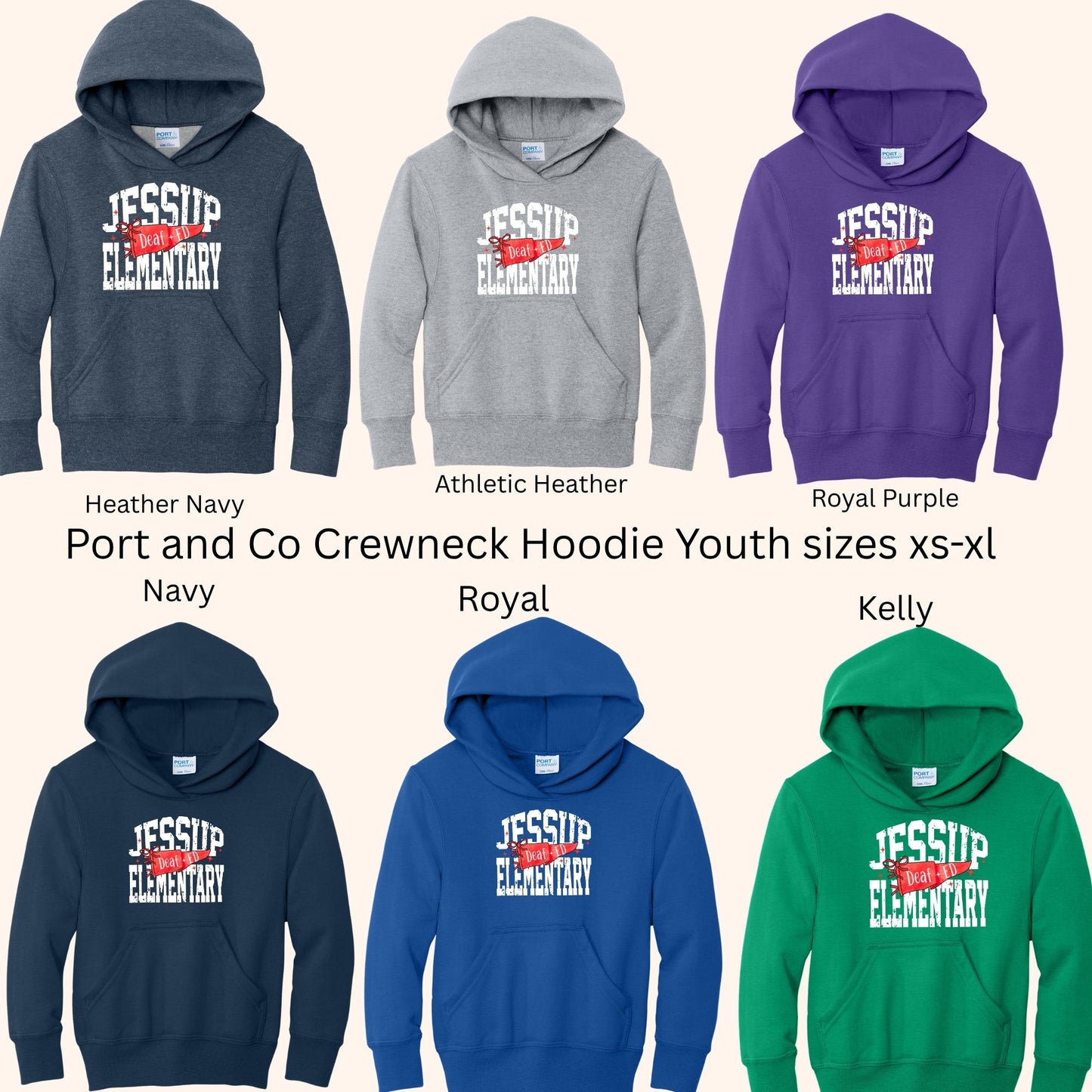 Jessup Elem. Deaf Ed 26-27 Youth Hoodie