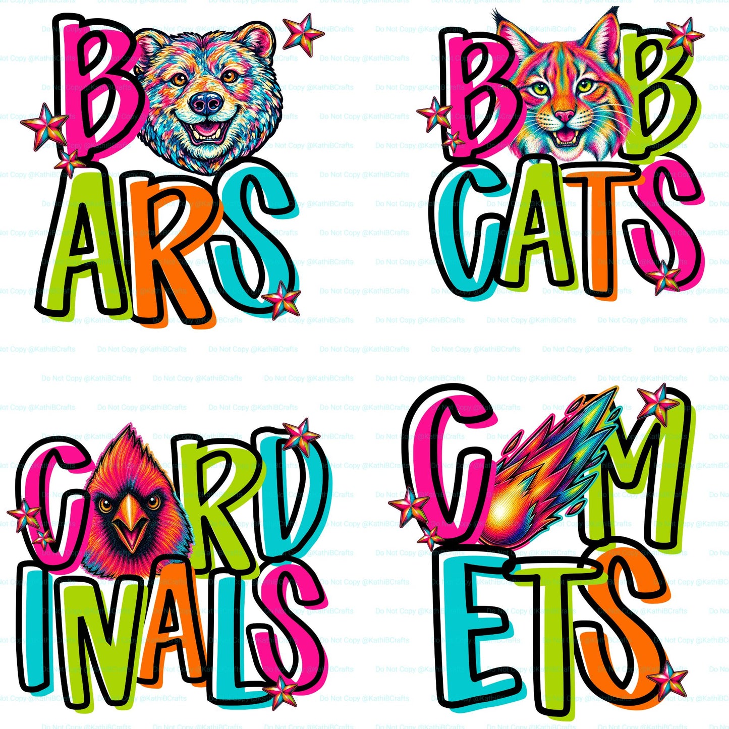 Neon Mascots