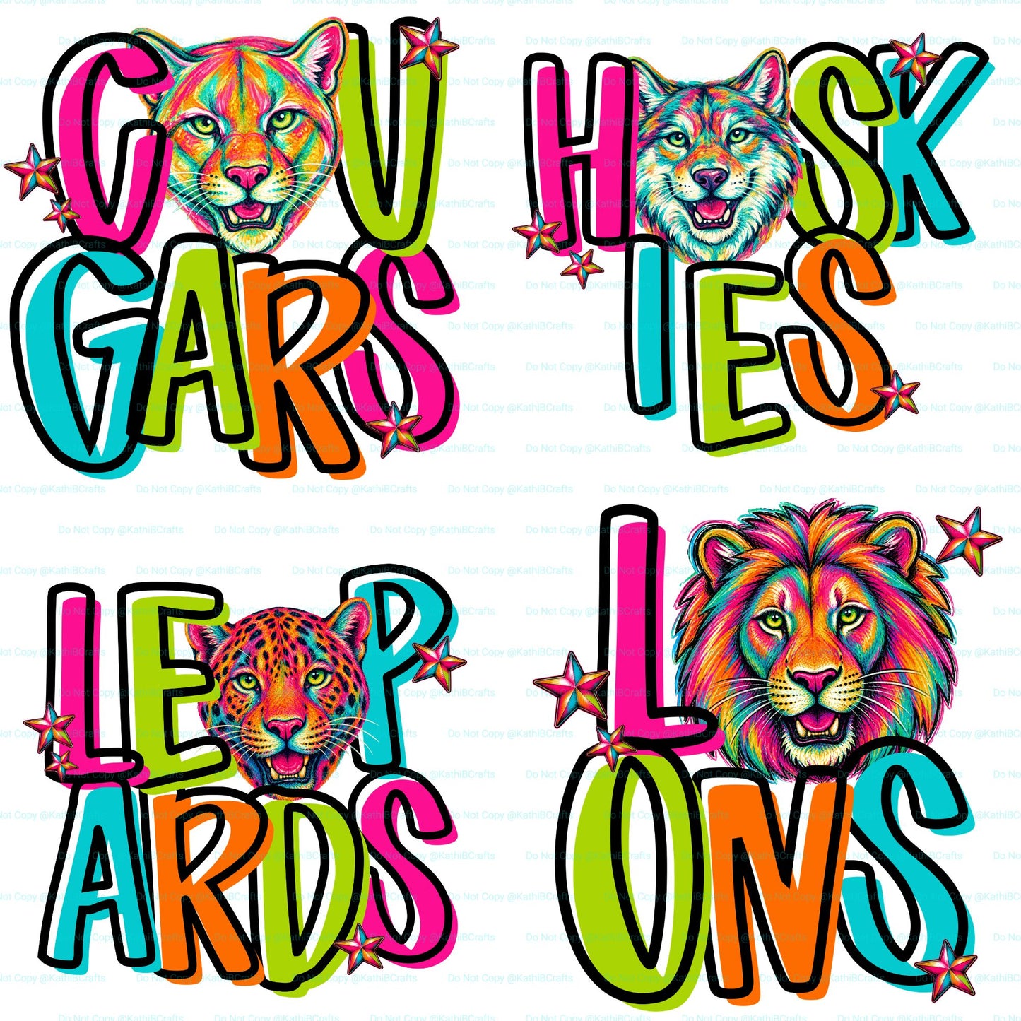 Neon Mascots
