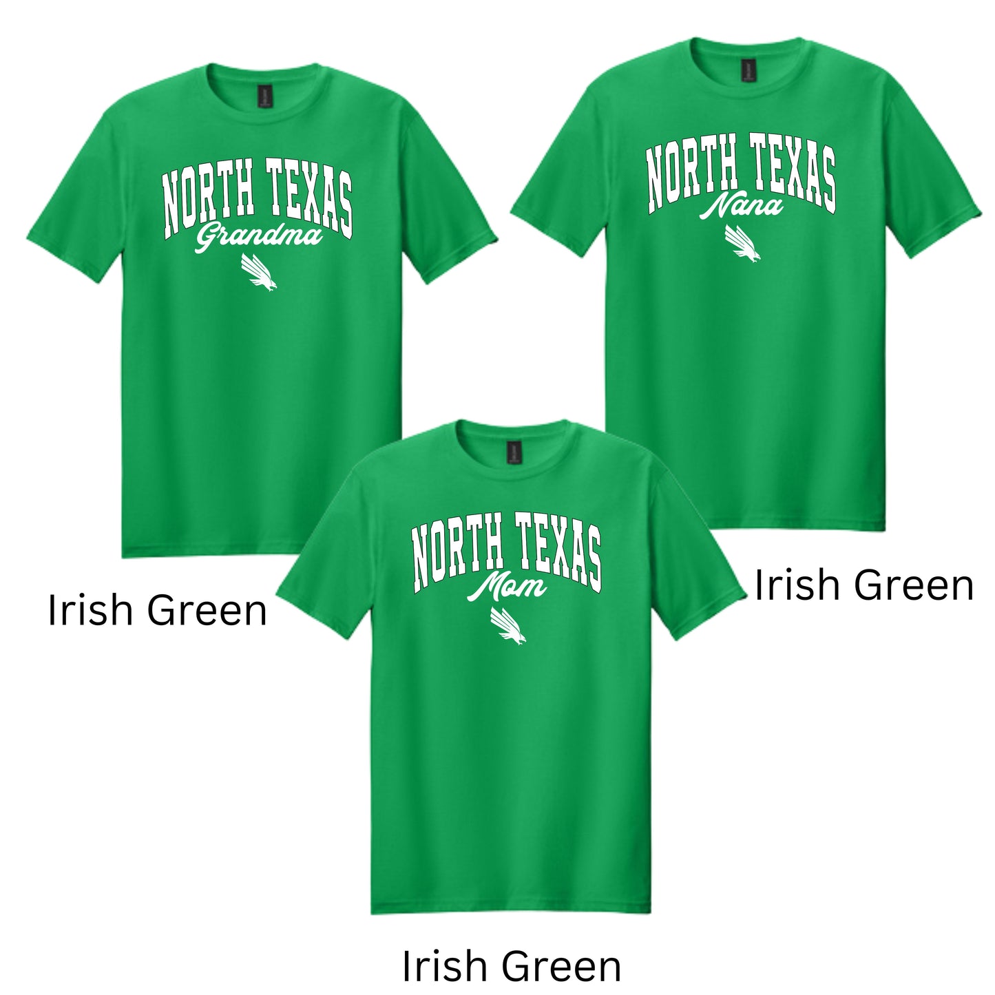 North Texas White Letters