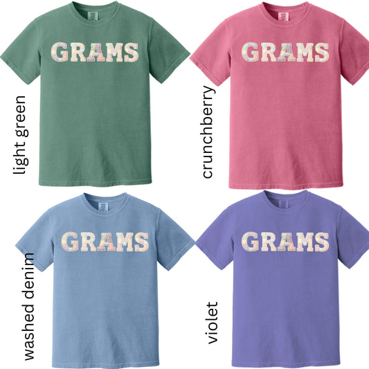 Grams Quilted Letters