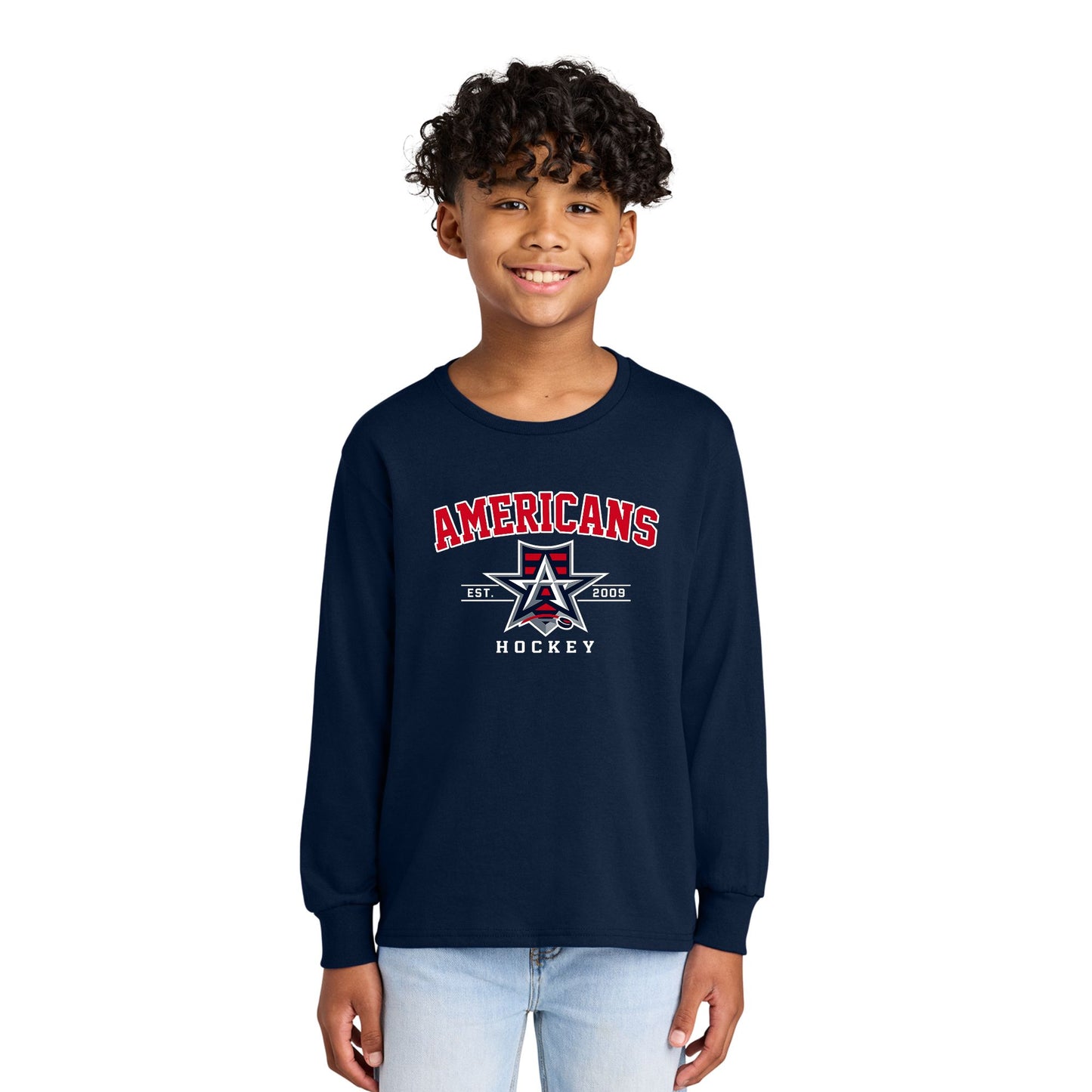 Youth Long Sleeve Allen Hockey Tshirt