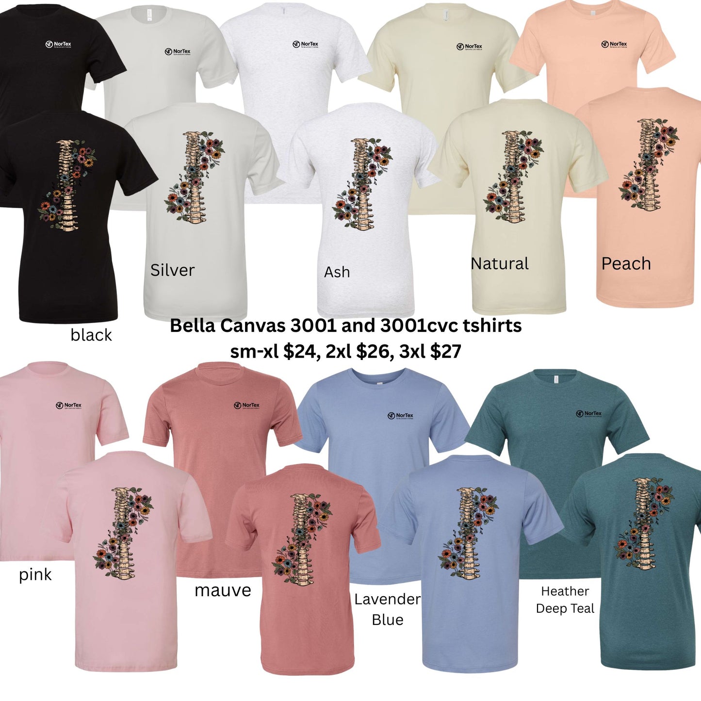 NorTex short sleeve Bella Canvas tshirt