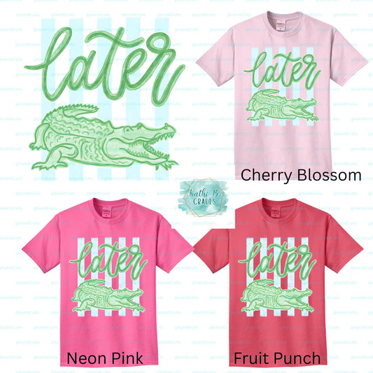 Lator Gator Front Only Short Sleeve Tshirt Adult