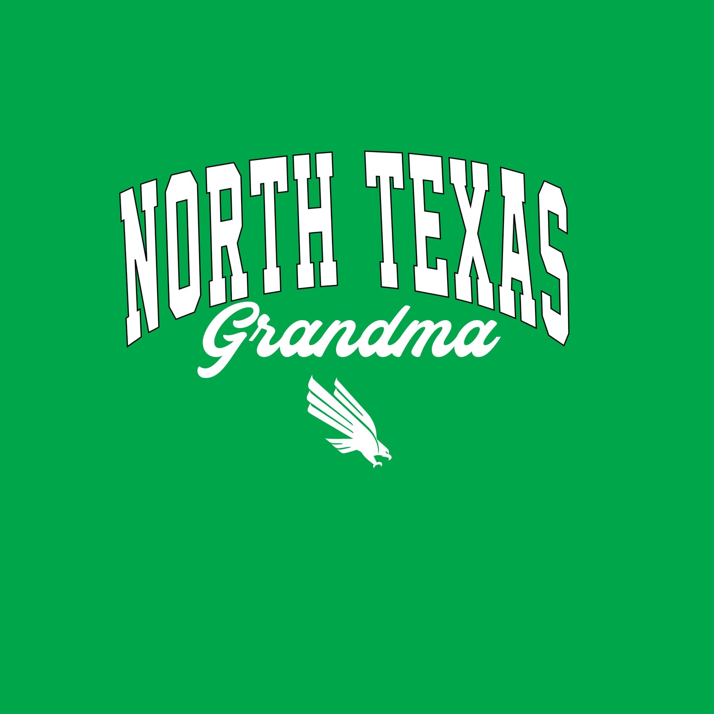 North Texas White Letters