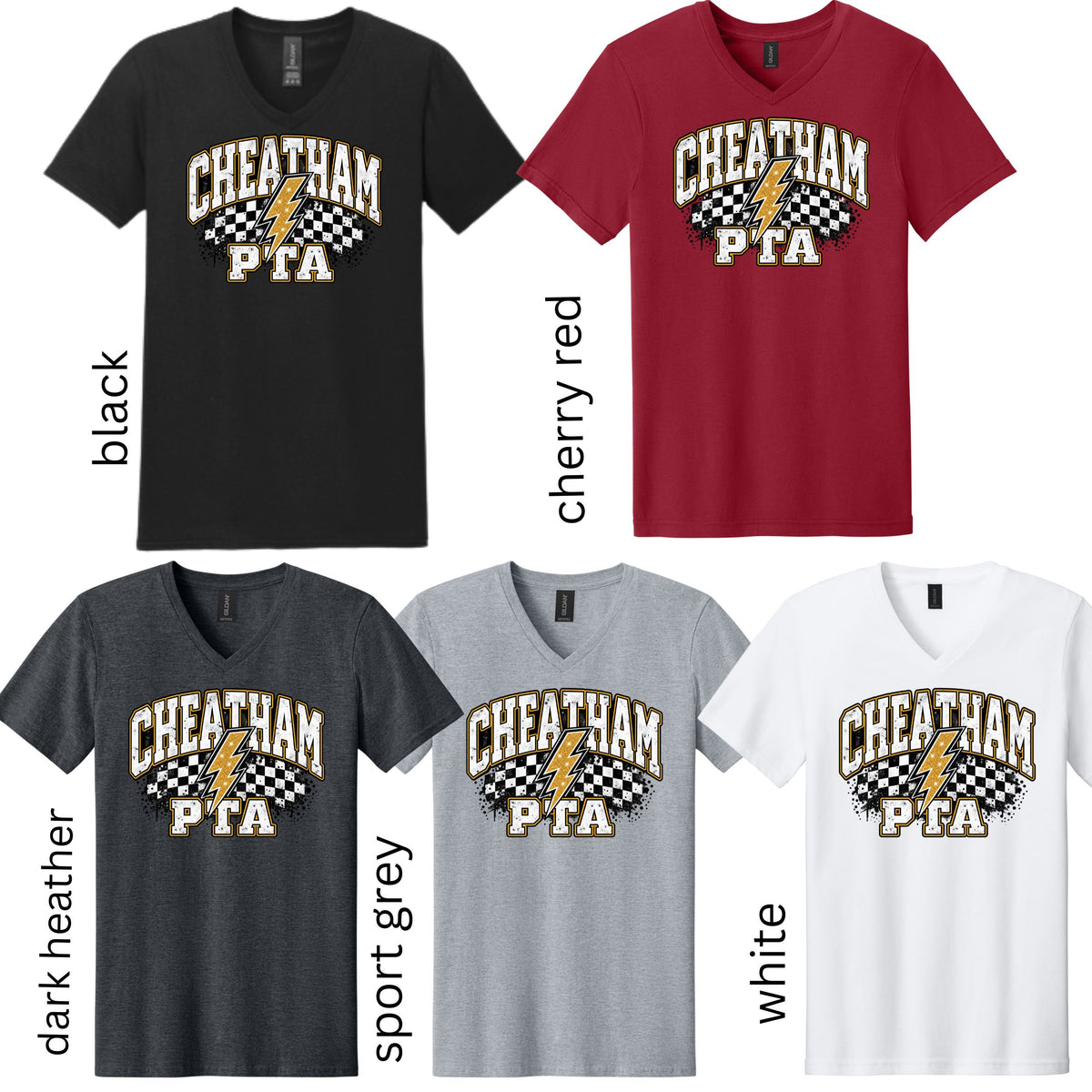 Cheatham UNISEX VNECK Tshirt