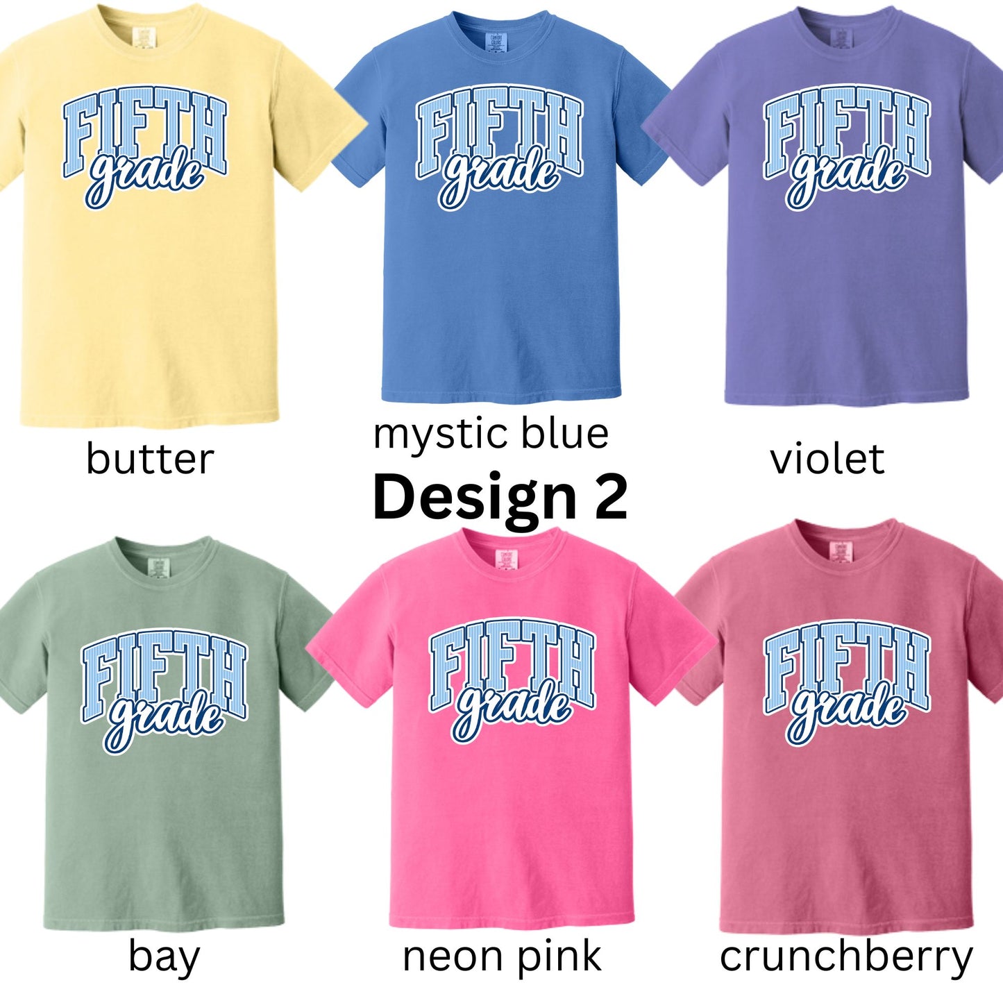 Fifth Grade Blue Stripes