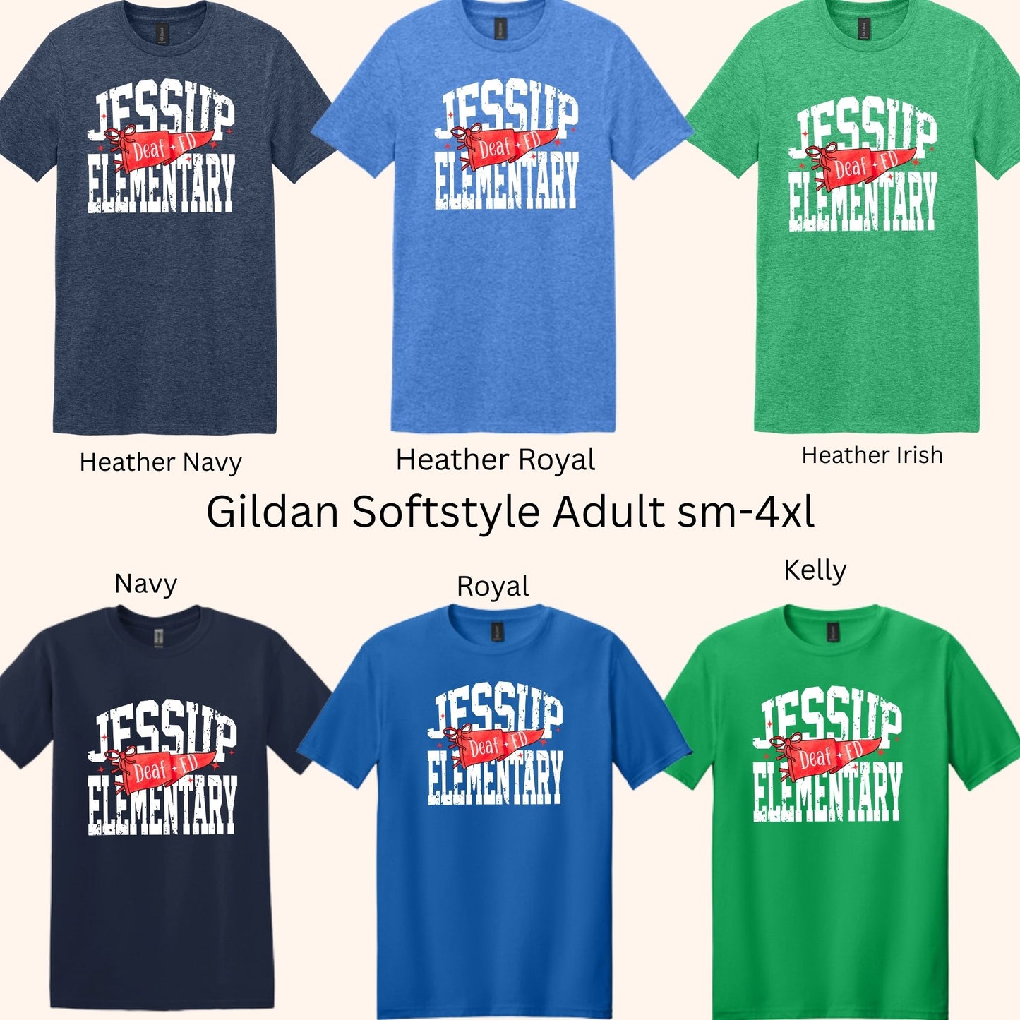 Jessup Elem. Deaf Ed 26-27 Adult Tshirt