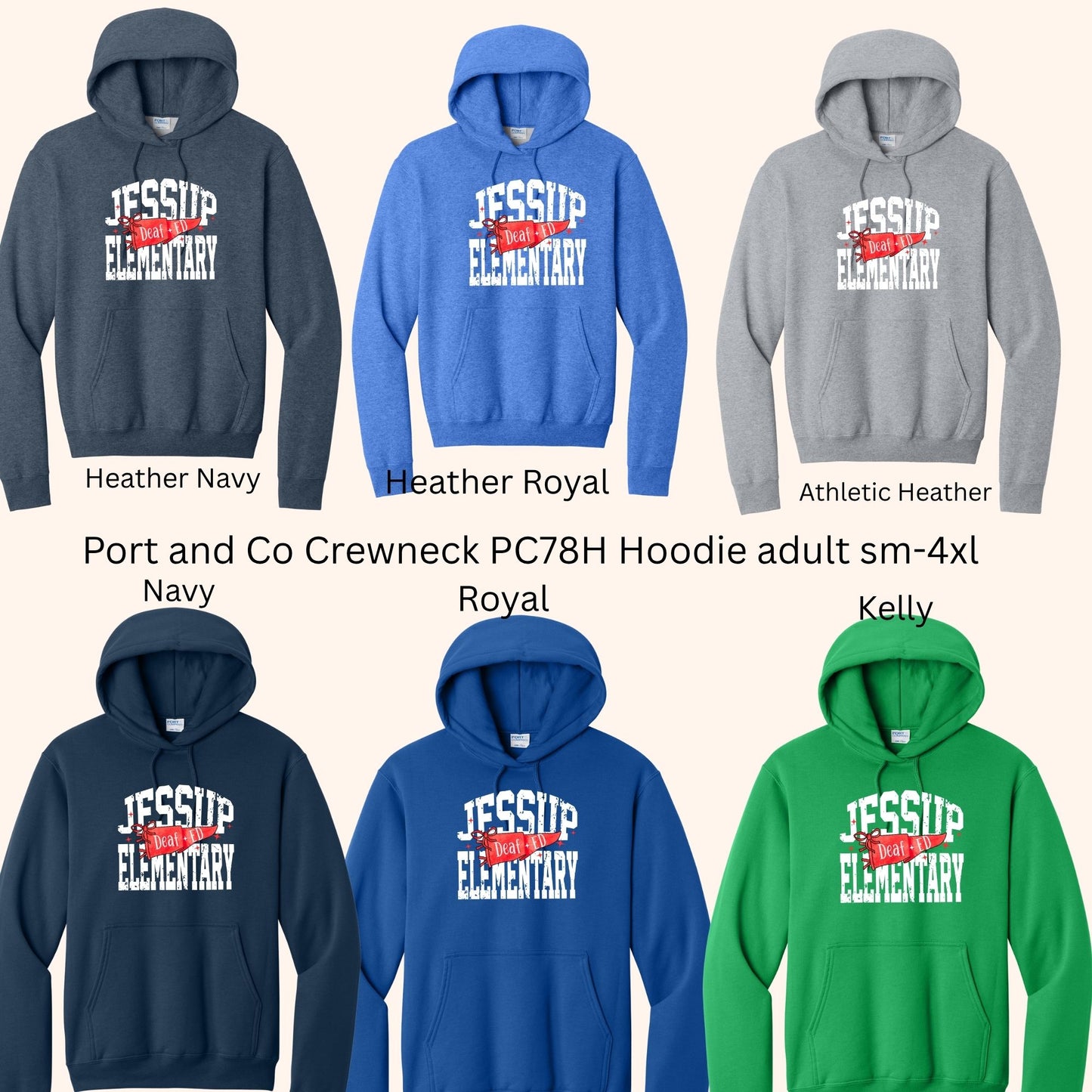 Jessup Elem. Deaf Ed 26-27 Adult Hoodie