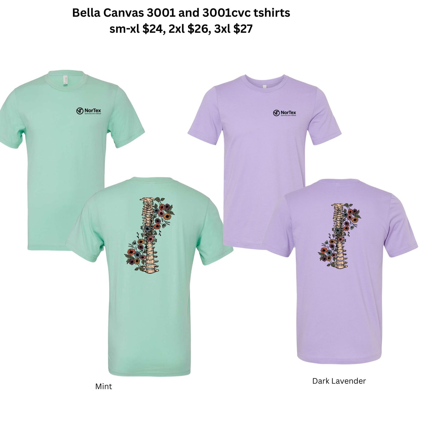 NorTex short sleeve Bella Canvas tshirt