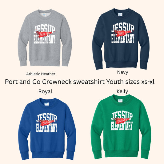 Jessup Elem. Deaf Ed 26-27 Youth Sweatshirts