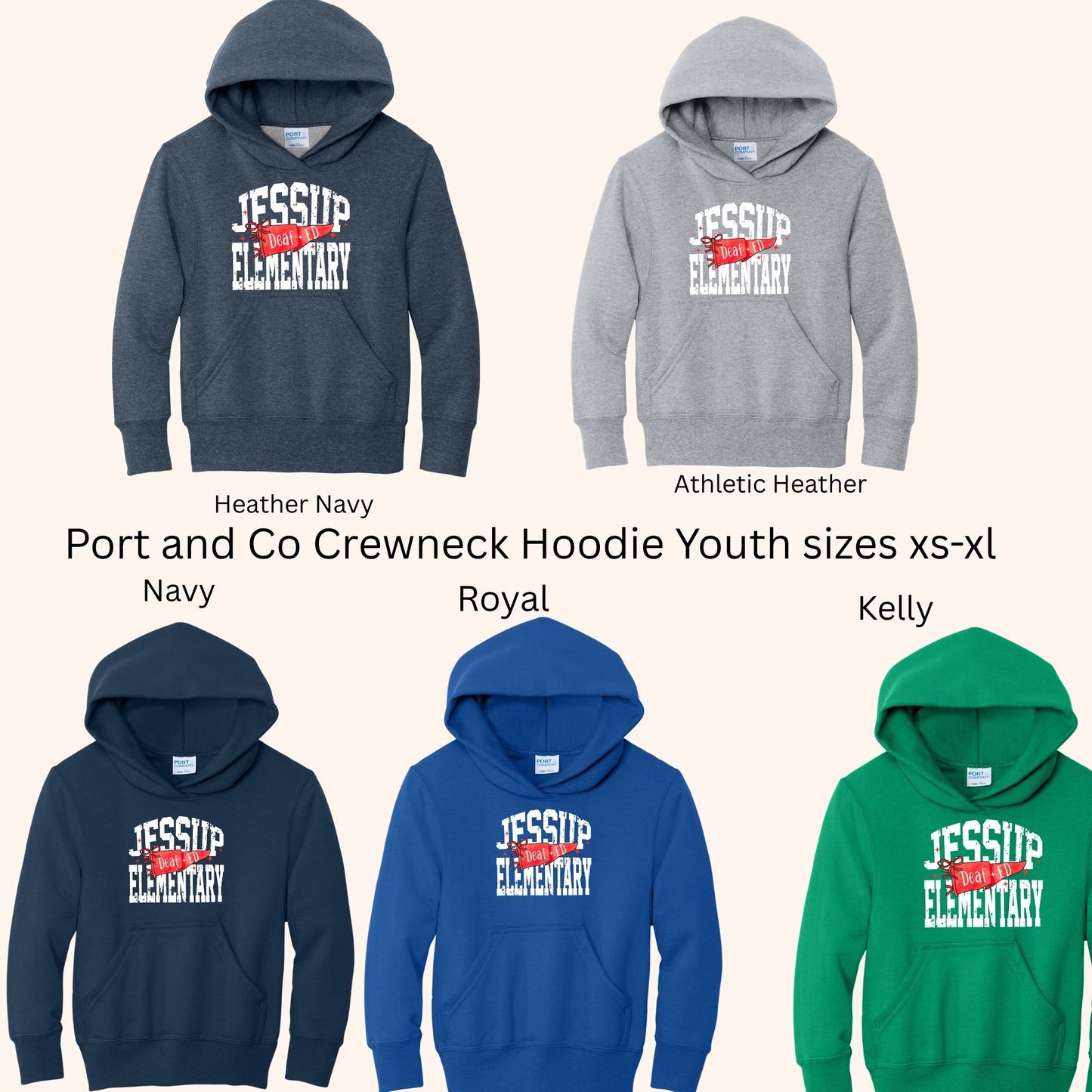 Jessup Elem. Deaf Ed 26-27 Toddler and Youth Hoodie