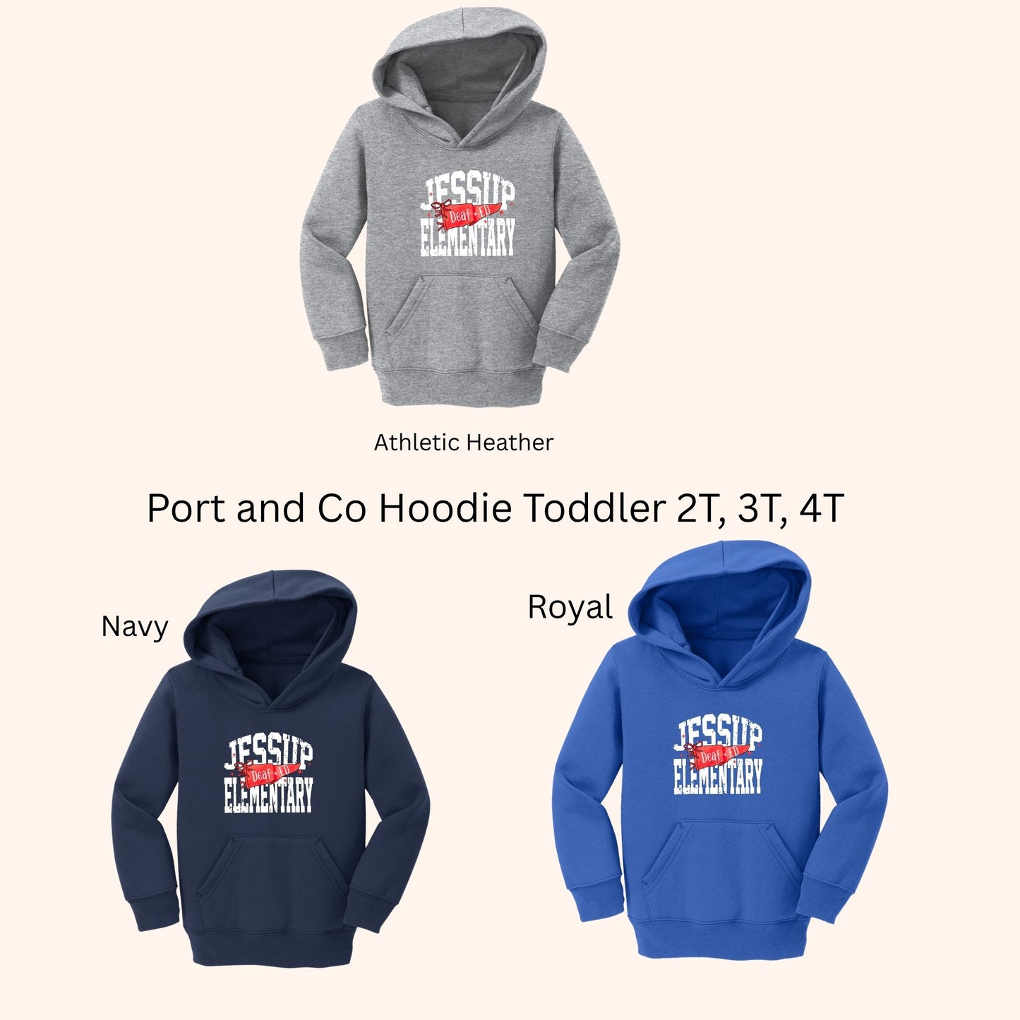 Jessup Elem. Deaf Ed 26-27 Toddler and Youth Hoodie