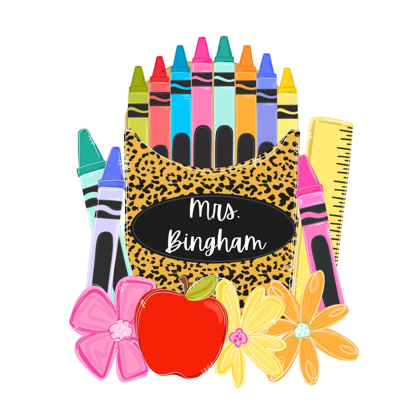 Personalized Crayon Box