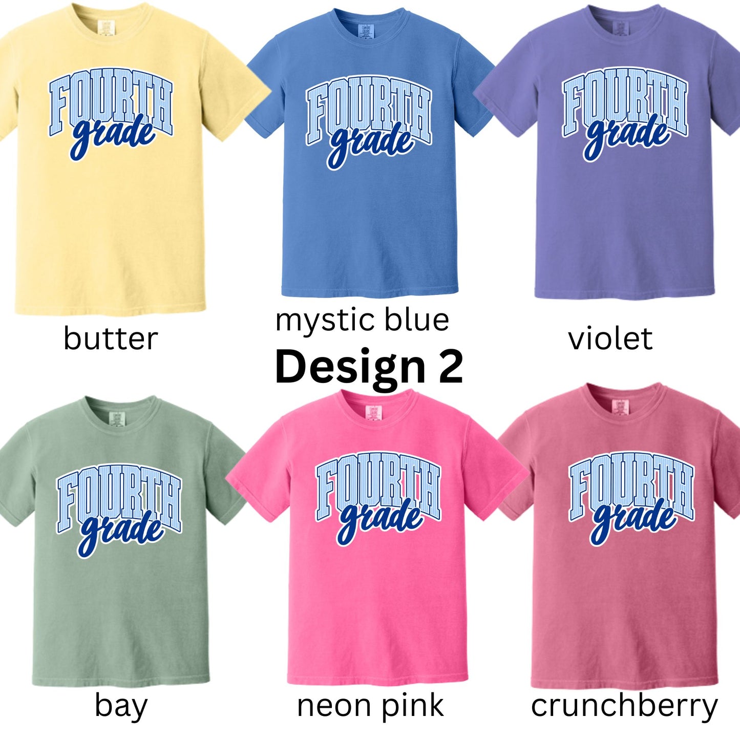 Fourth Grade Blue Stripes