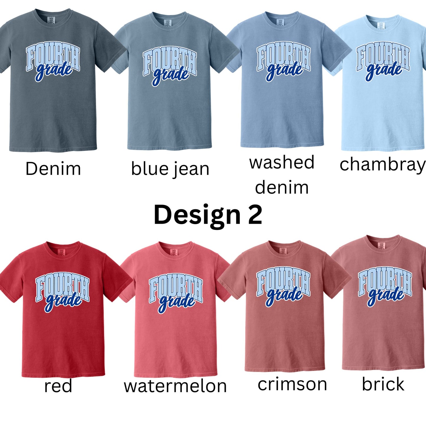 Fourth Grade Blue Stripes