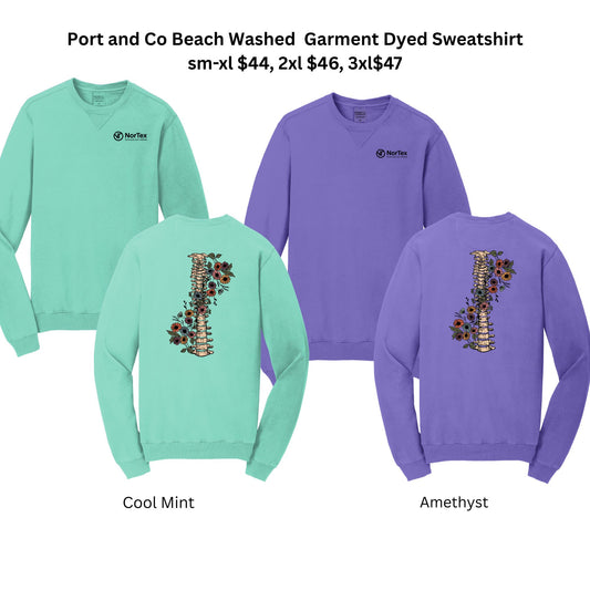 NorTex Port and Company Beach Wash Sweatshirt