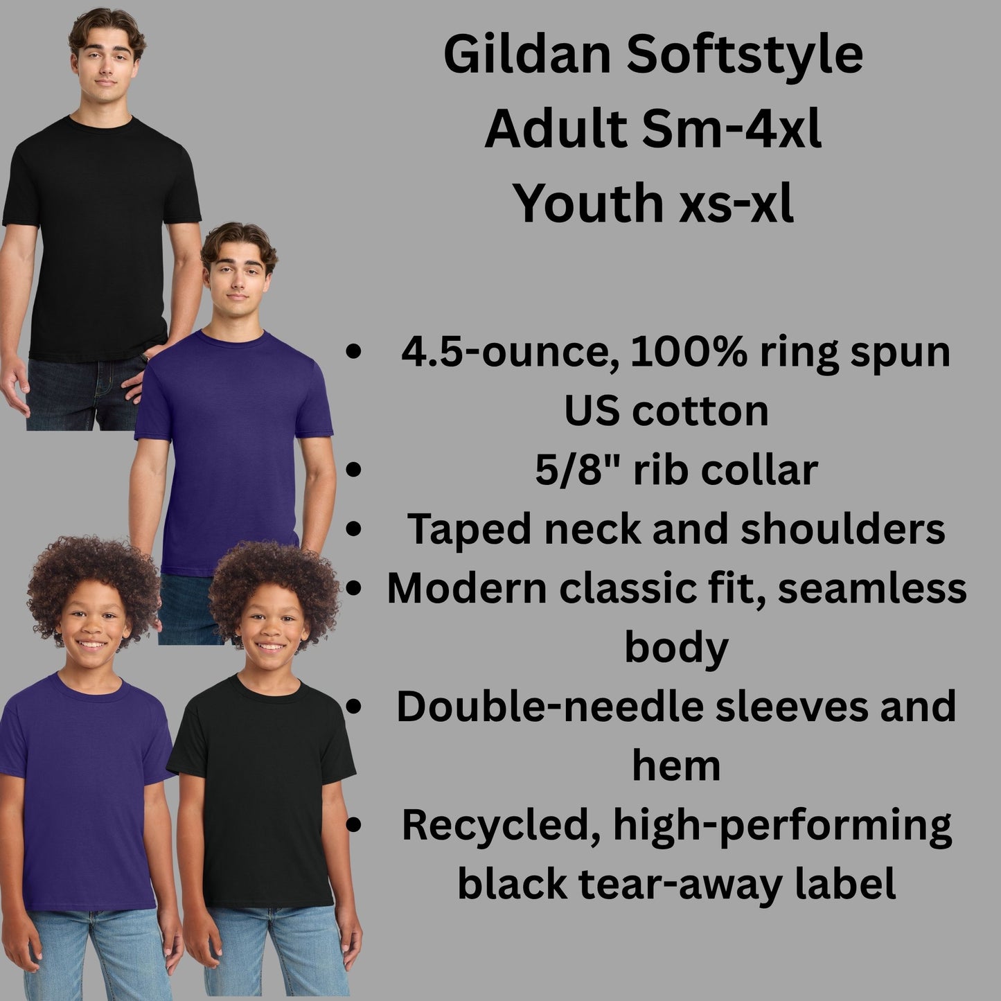 DP Short Sleeve Tshirt Gildan Softstyle