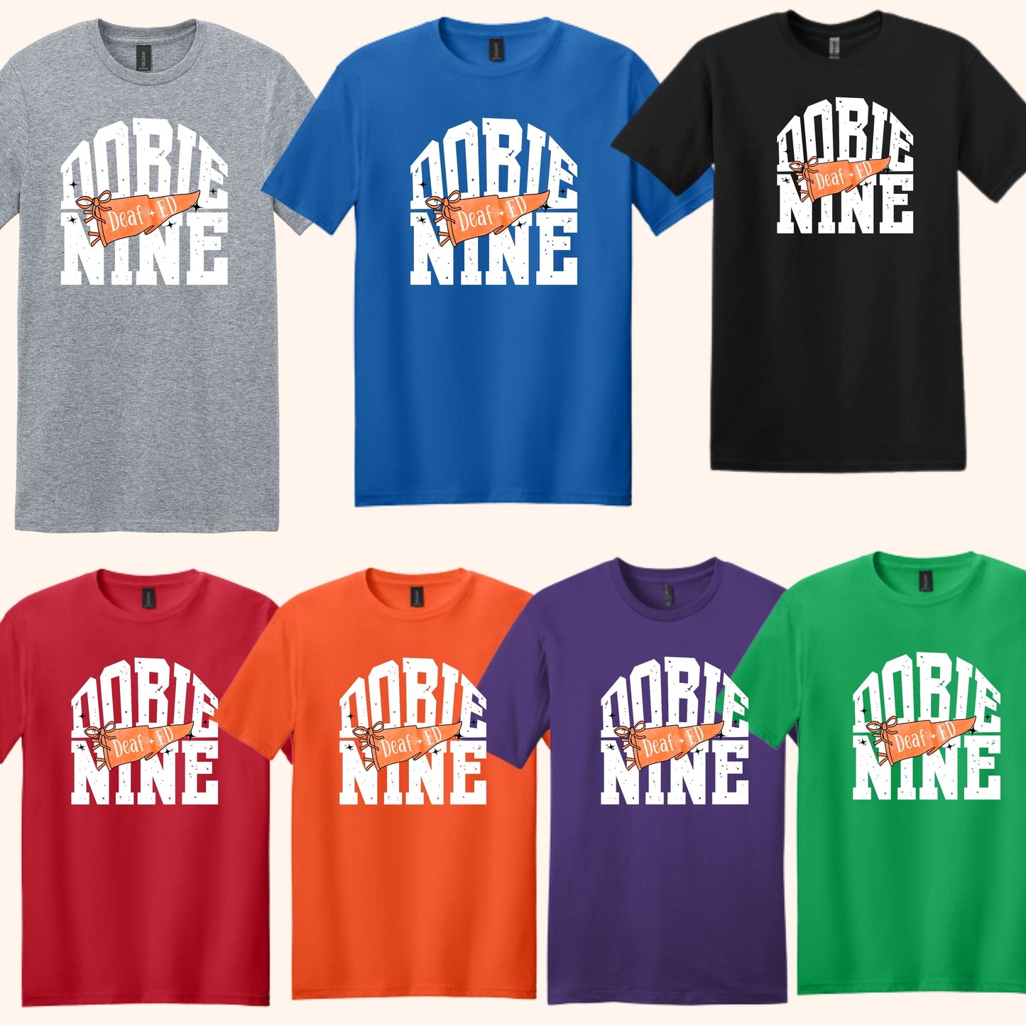 Multiple Schools Deaf Ed 26-27 Adult Tshirt