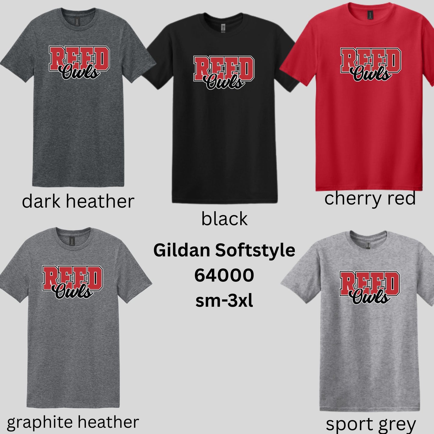 Reed Gildan Tshirt Short Sleeve