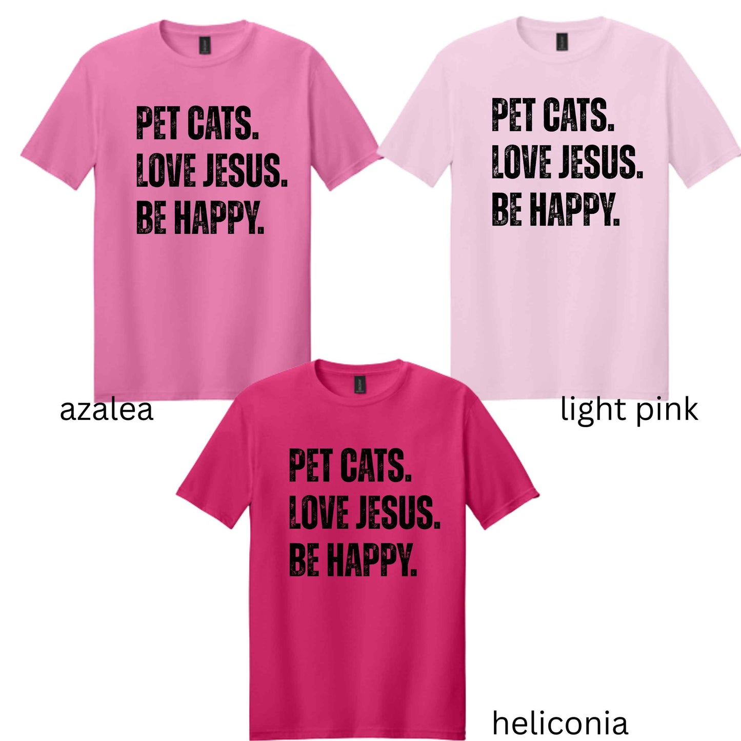 Pet Cats. Love Jesus. Be Happy.