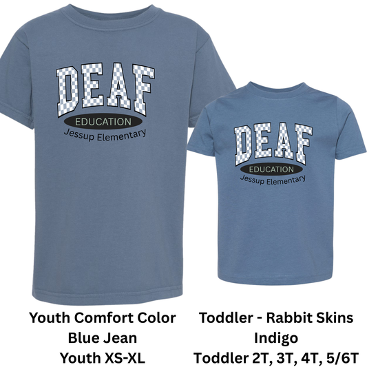 Youth and Toddler Deaf Education Short Sleeve Tshirt