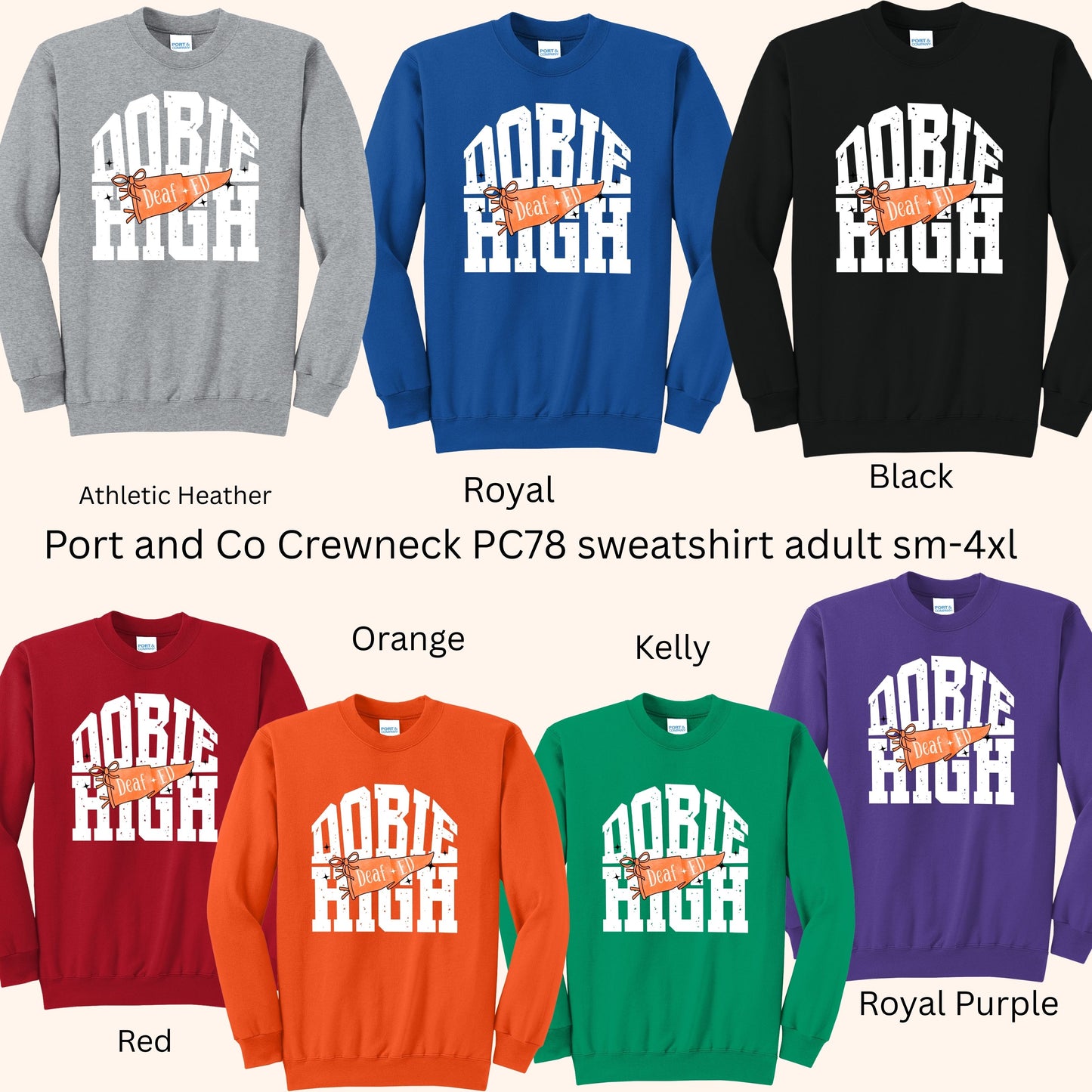 Multiple Schools Deaf Ed 26-27 Adult Sweatshirt