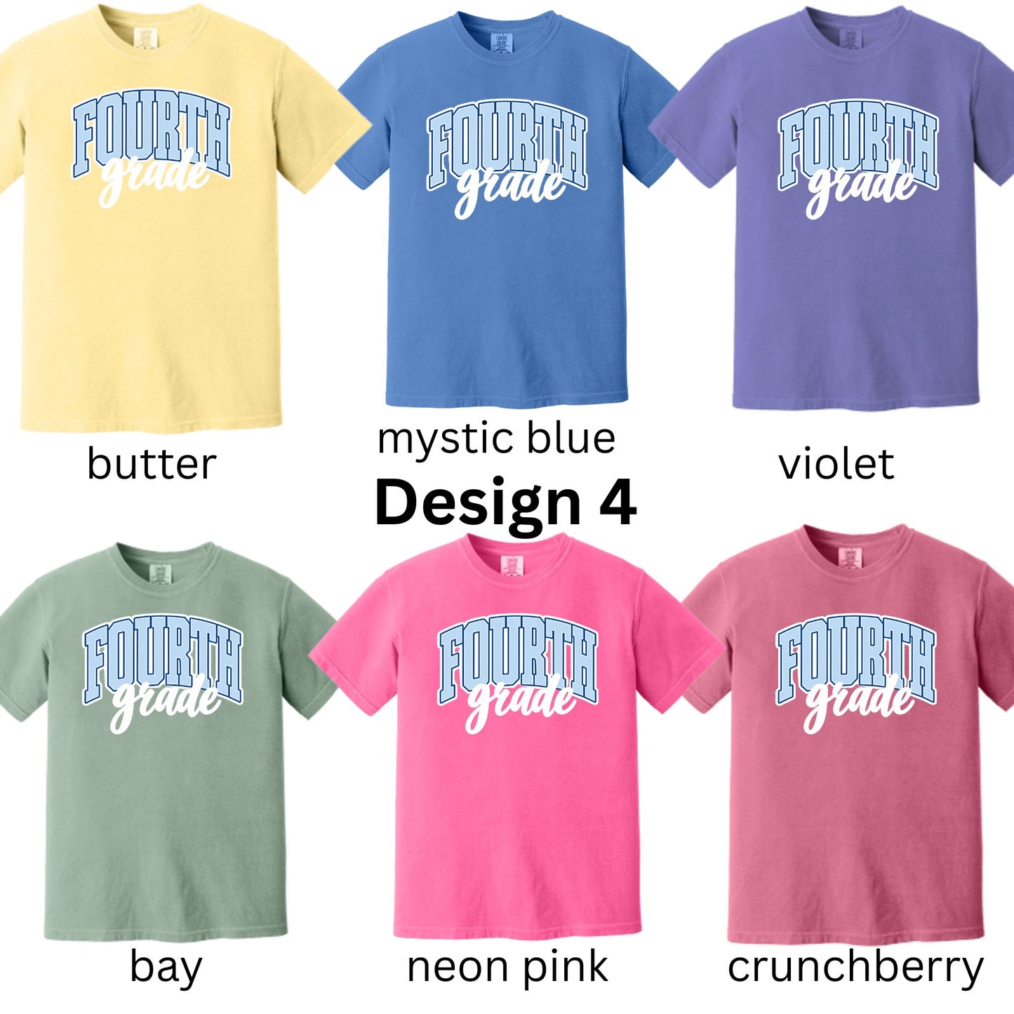Fourth Grade Blue Stripes