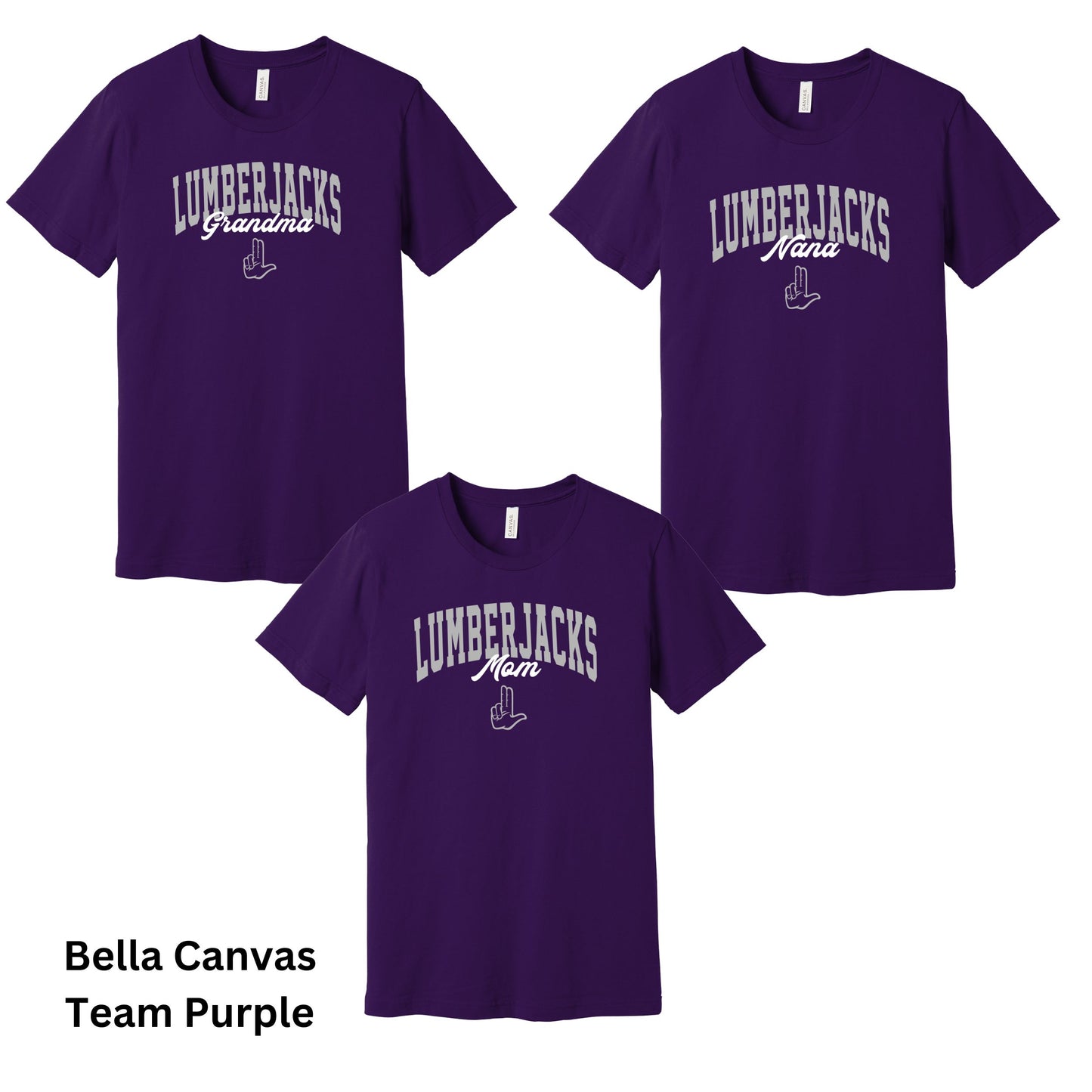 Lumberjacks Mom, Grandma, Nana Shirts