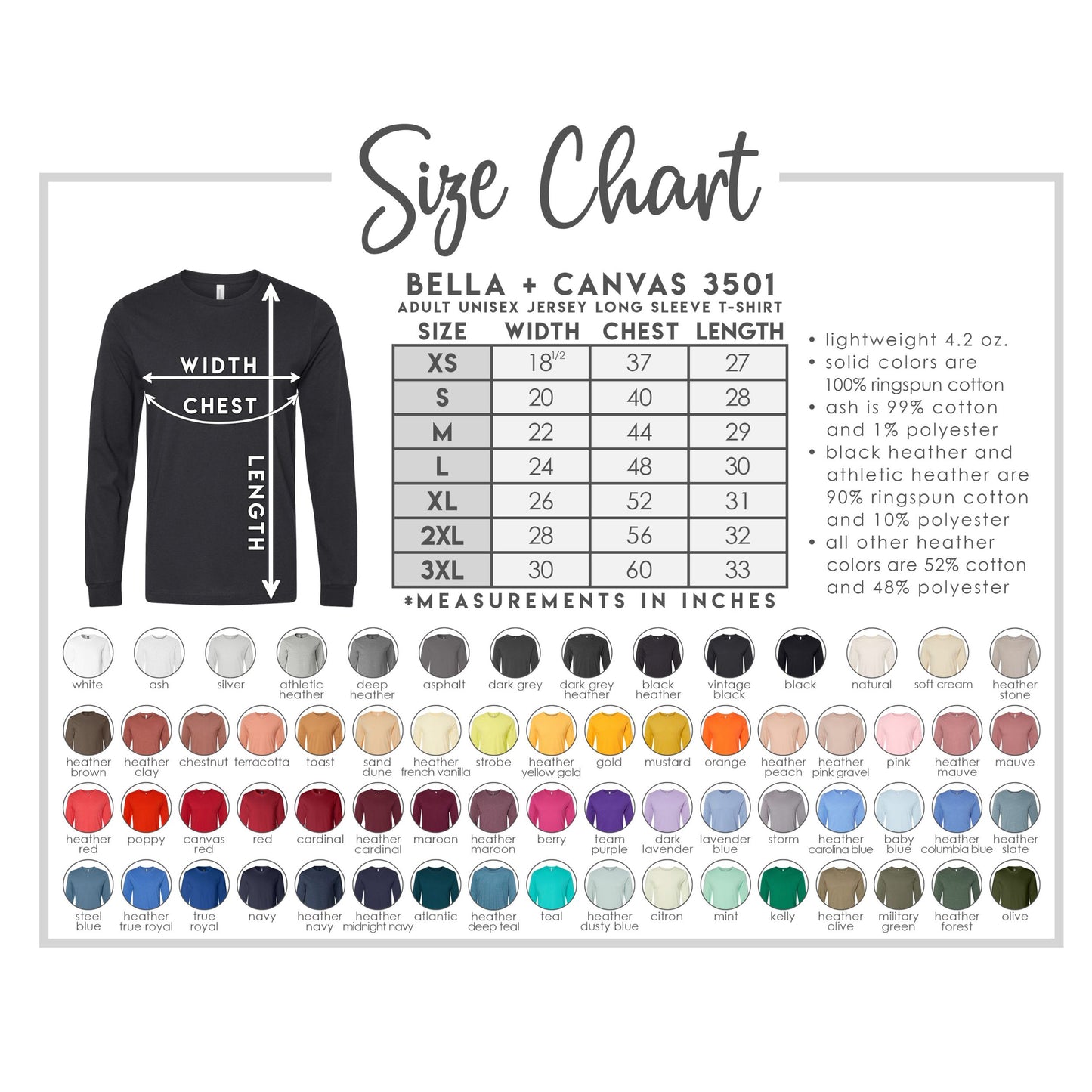 Bella Canvas Long Sleeve
