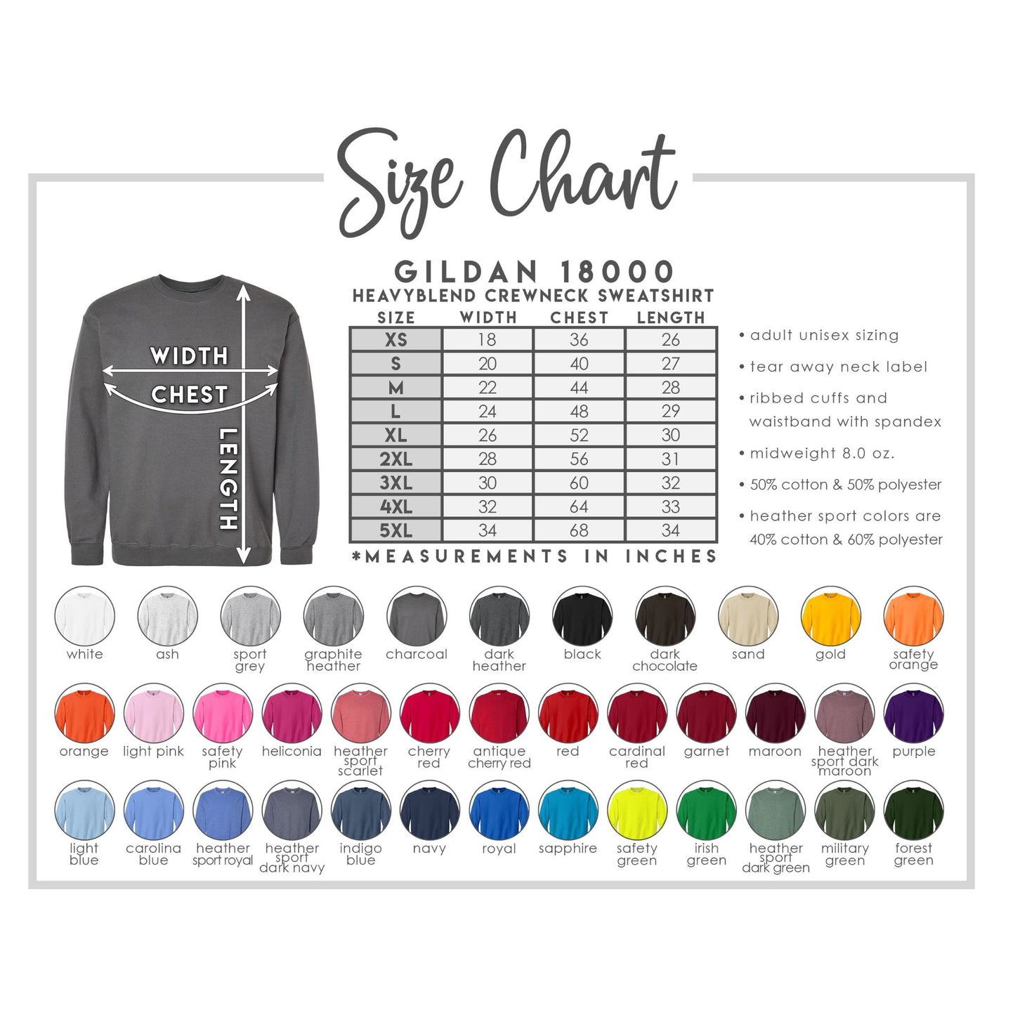 NorTex Gildan Heavy Blend Sweatshirt