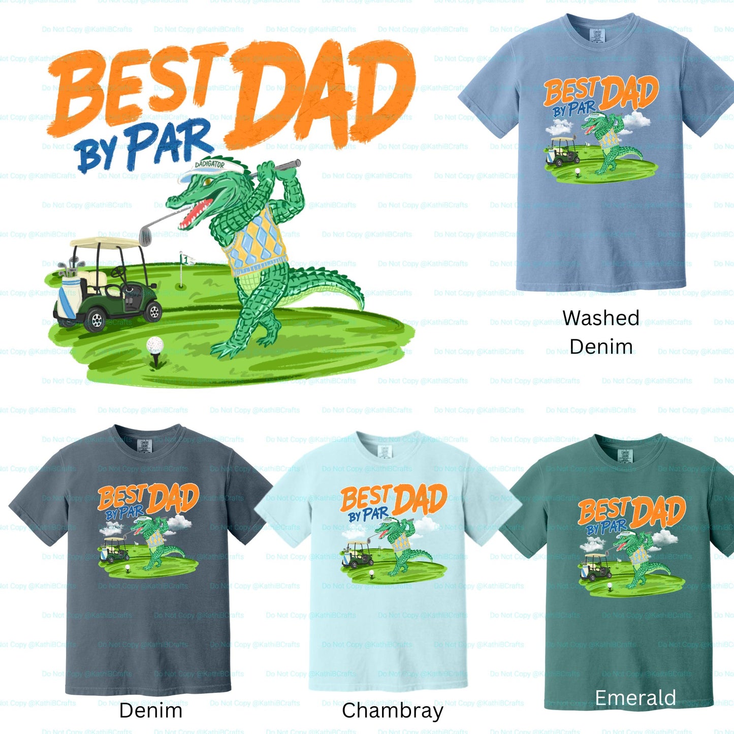Best Dad By Par (Front Only)