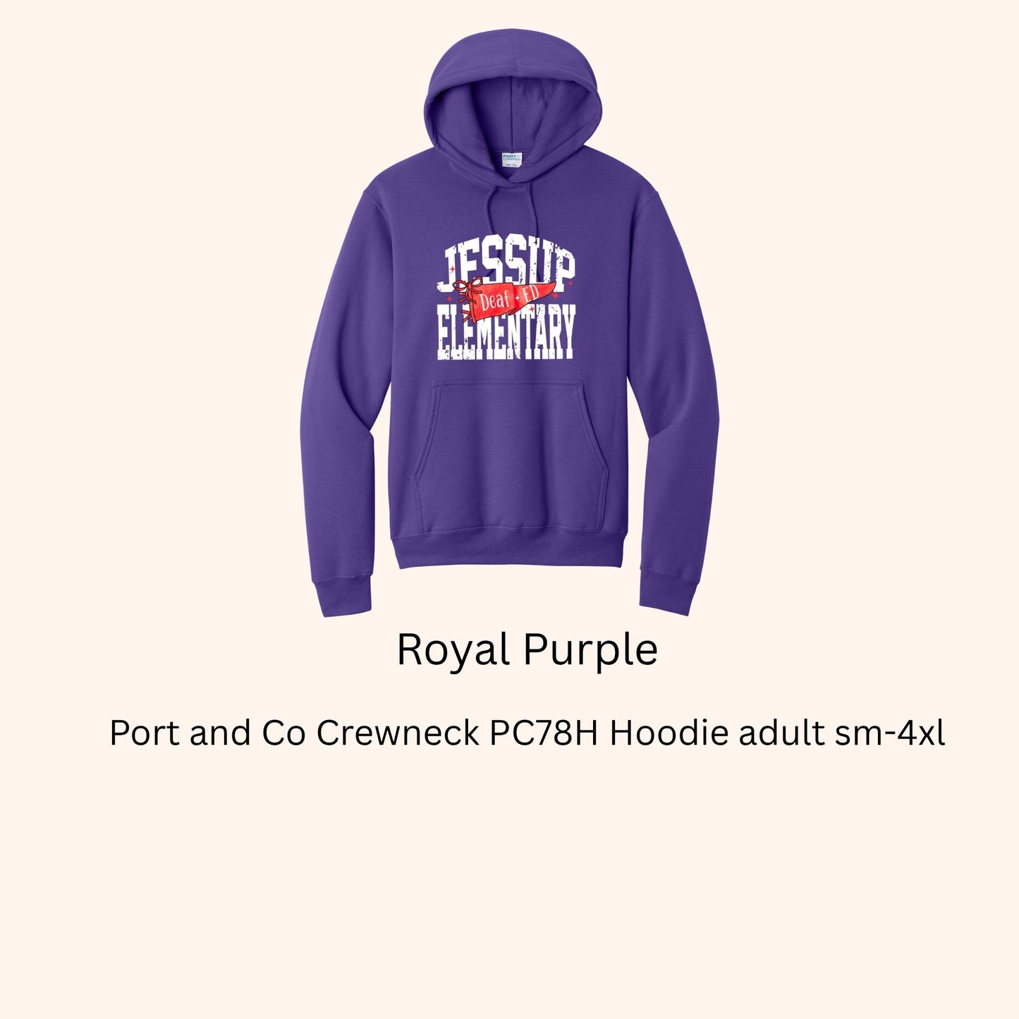 Jessup Elem. Deaf Ed 26-27 Adult Hoodie