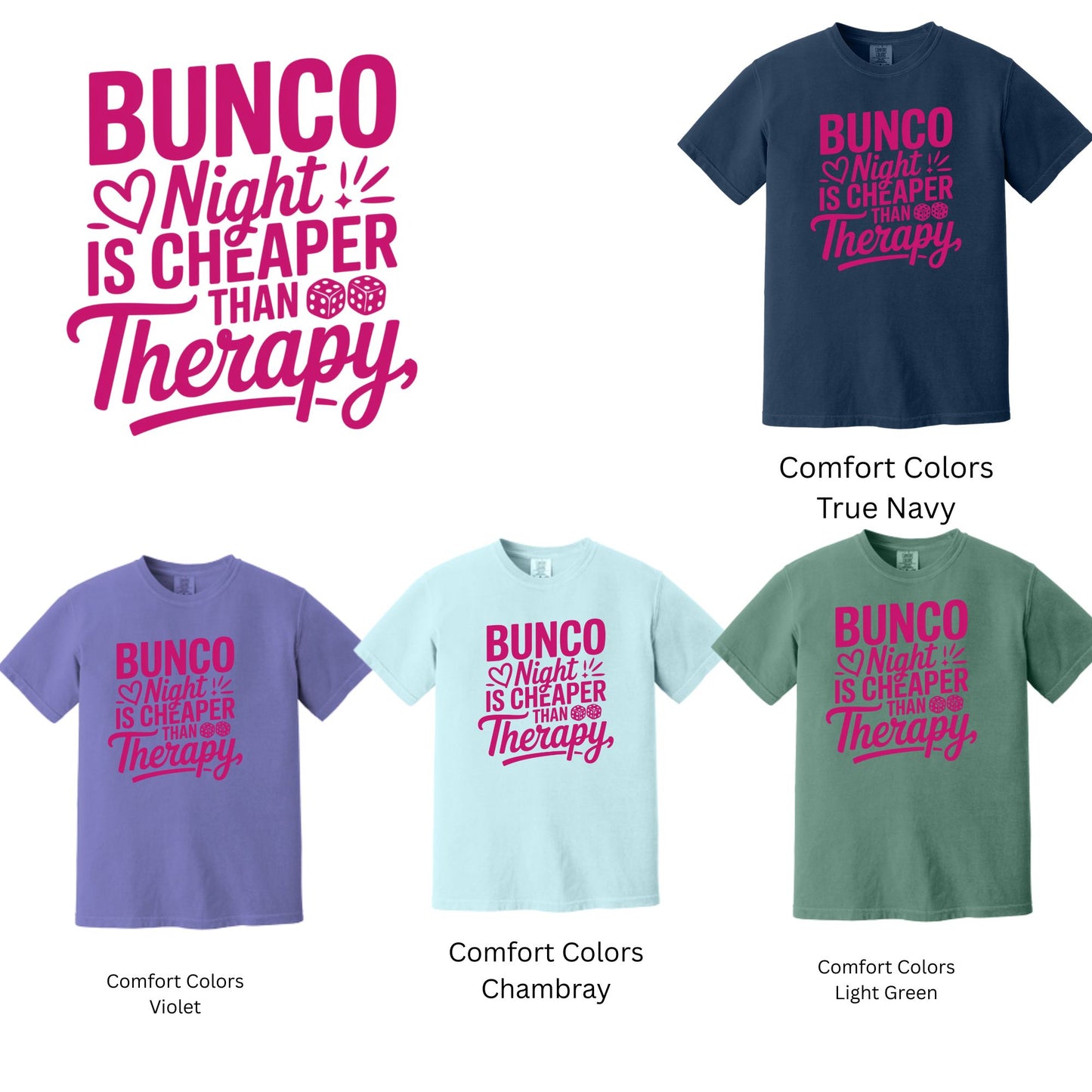 Bunco Night is Cheaper than Therapy