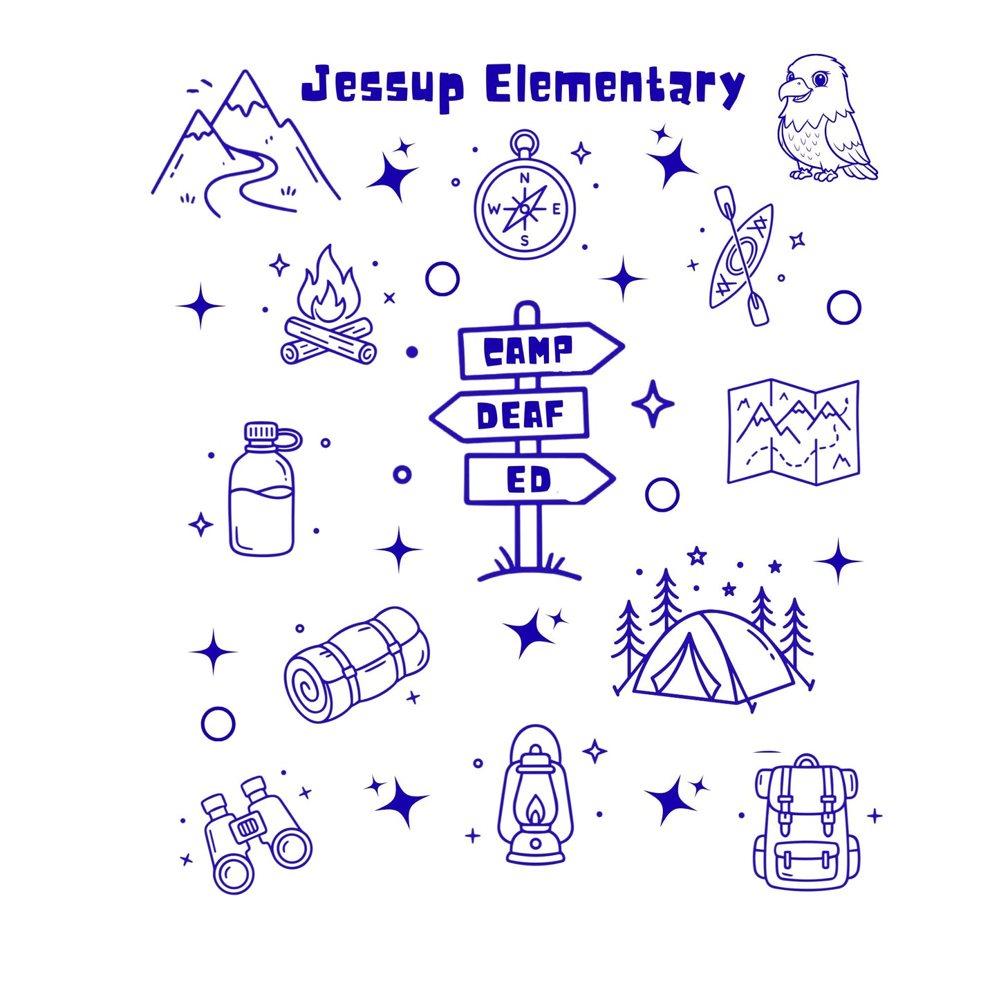 Camp Deaf Ed 26-27 Tshirt Toddler, Youth AND Adult