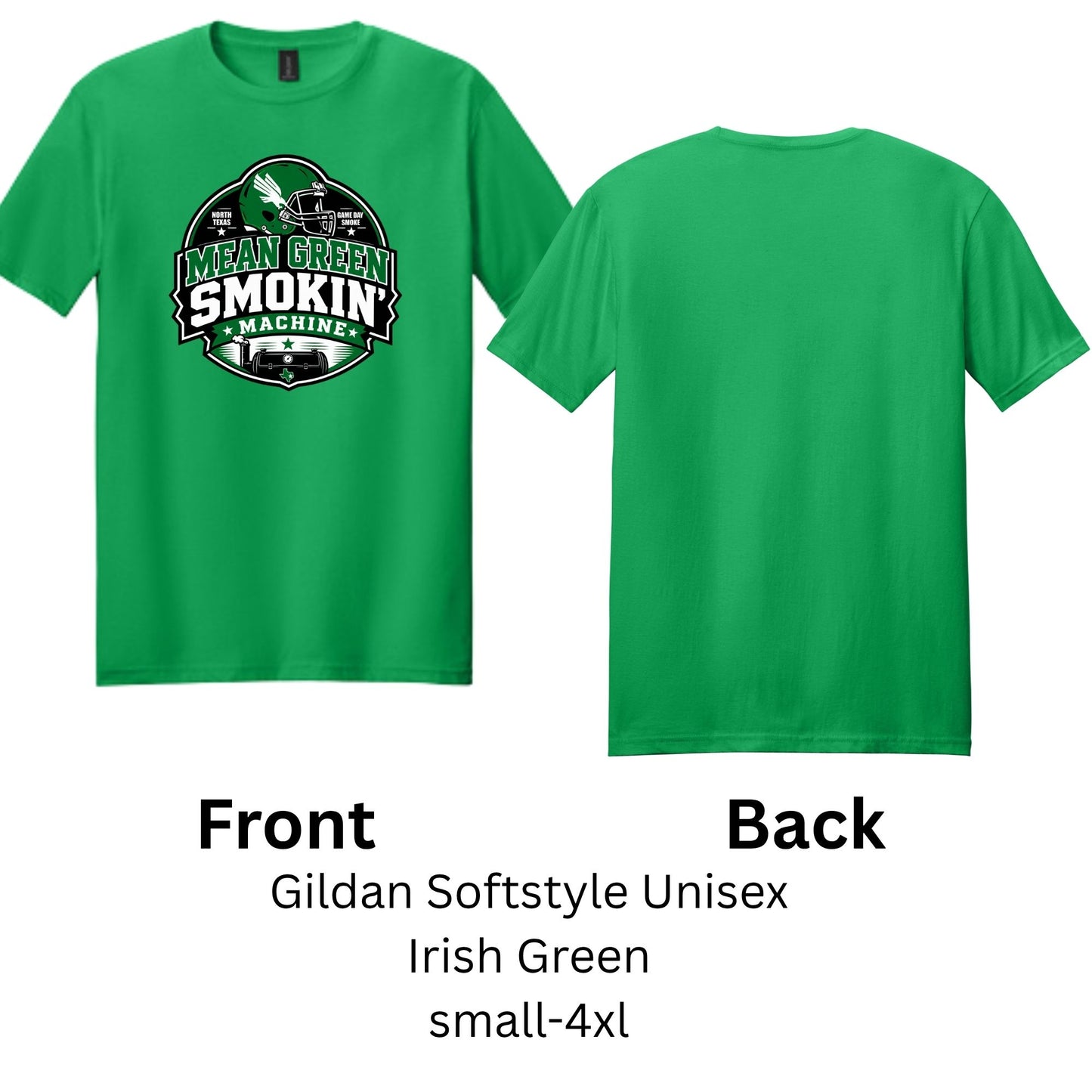 Mean Green Smokin Machine Unisex Short Sleeve