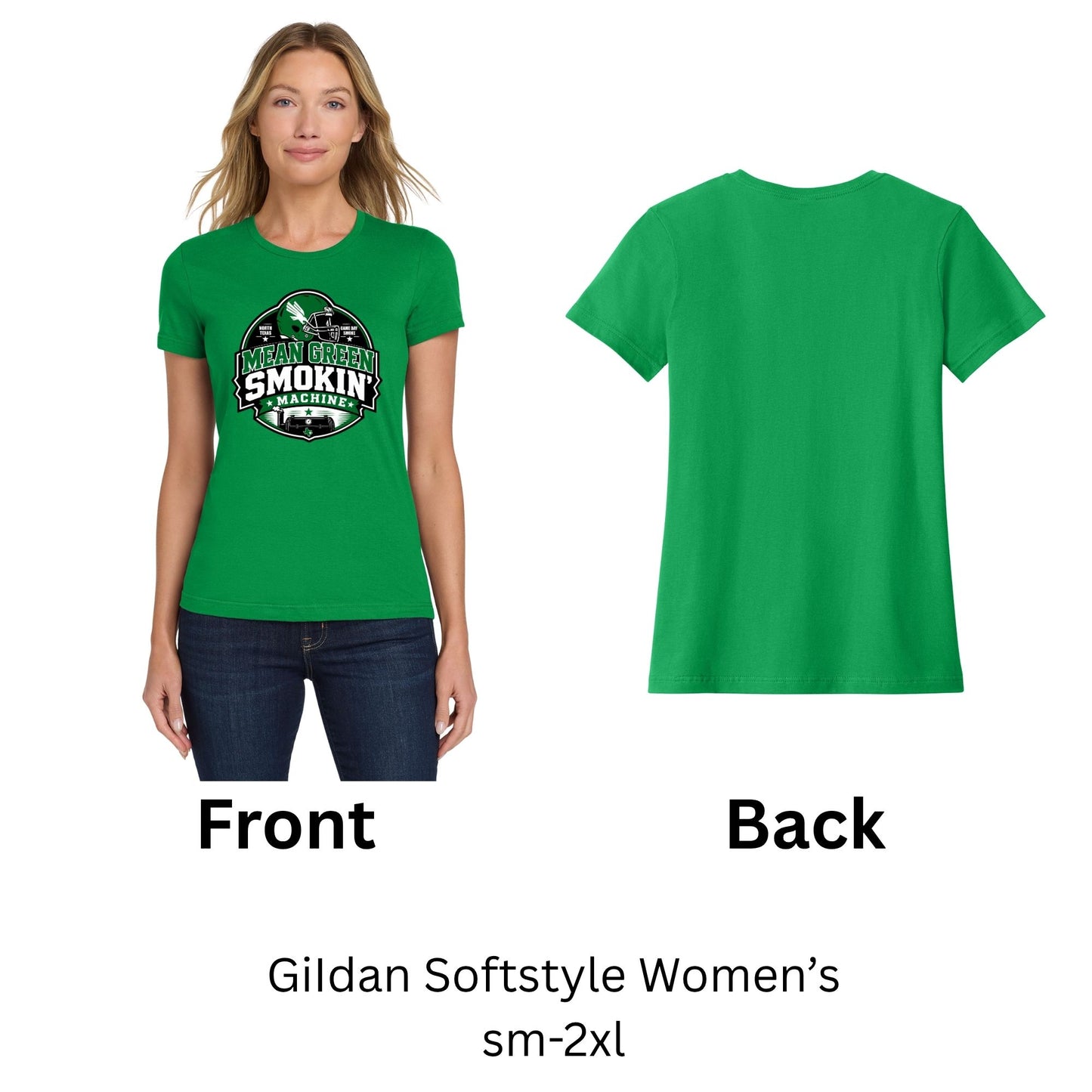 Personalized Mean Green Smokin Machine Women's Short Sleeve