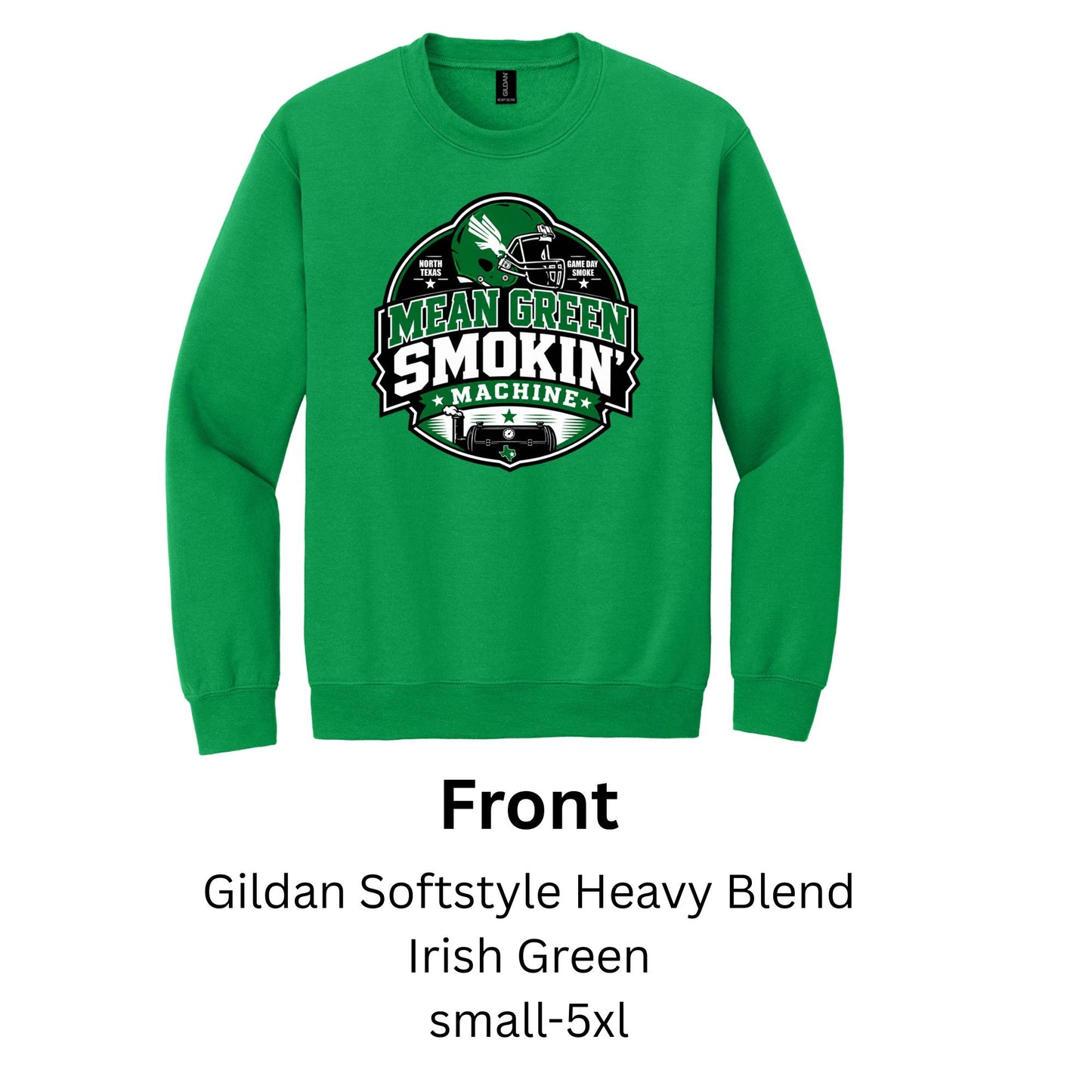 Mean Green Smokin Machine Crewneck Sweatshirt