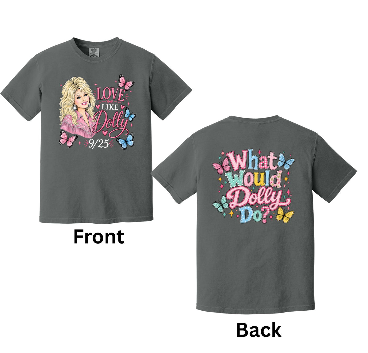 Custom Front Back Dolly Shirt for AK
