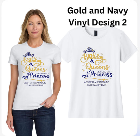 Custom Birthday queens tshirts