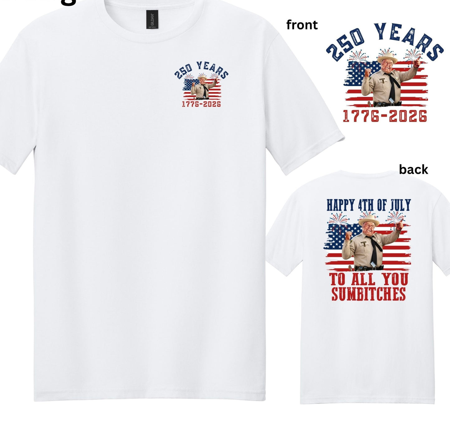 250 Years Custom shirts S Wolv
