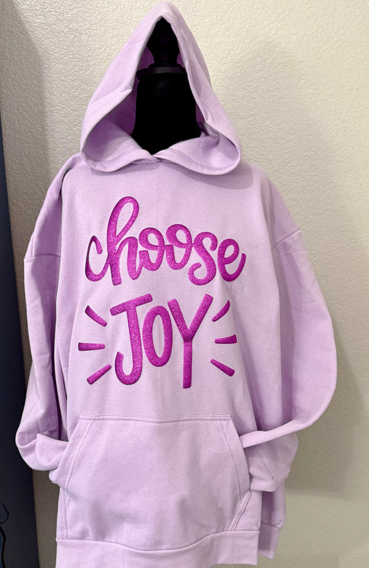 Choose Joy Purple Hoodie