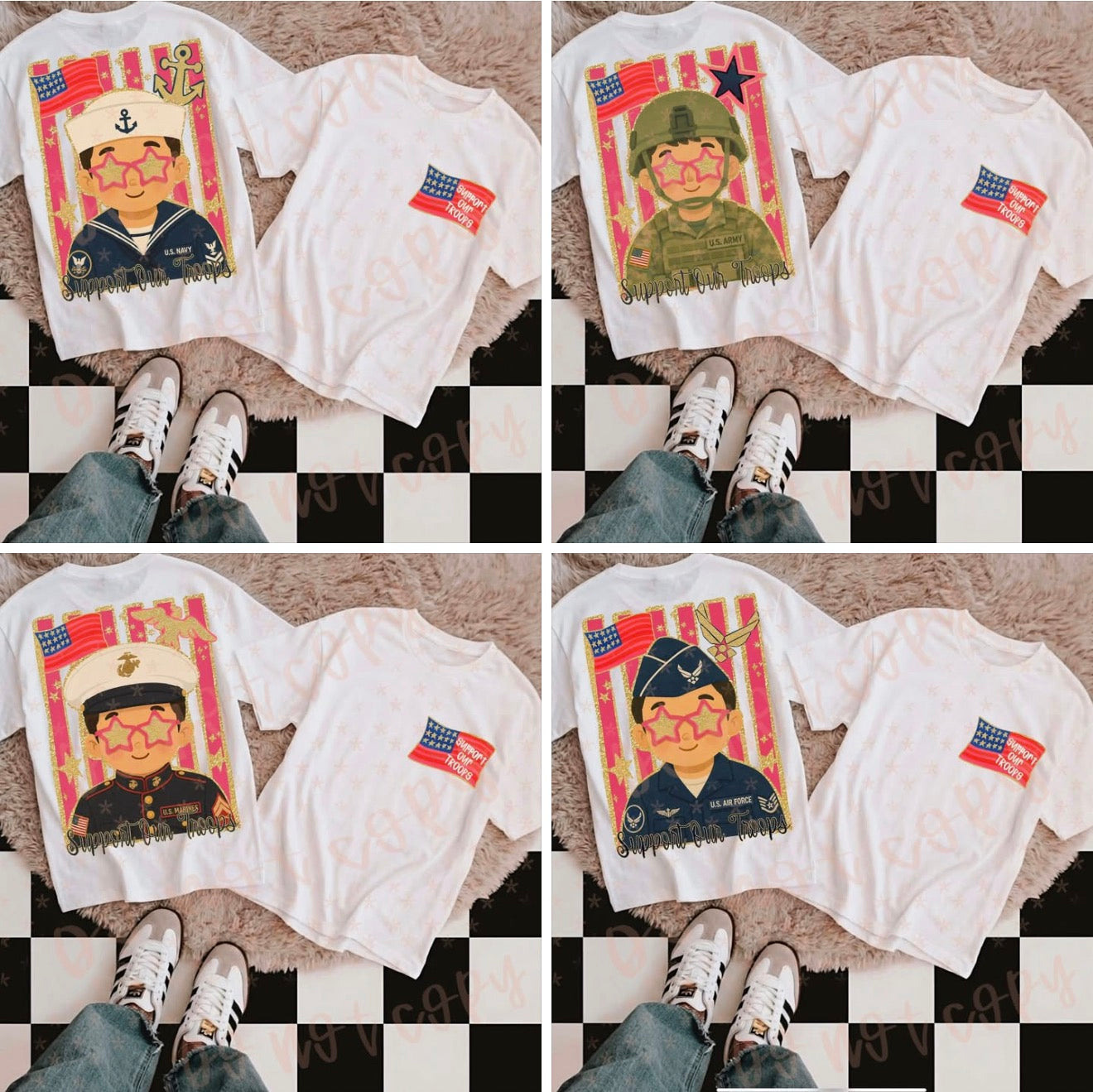 Support Our Troops Front Only