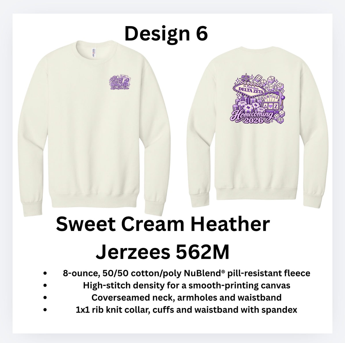 DZ & ZBT Homecoming 26 Sweatshirt